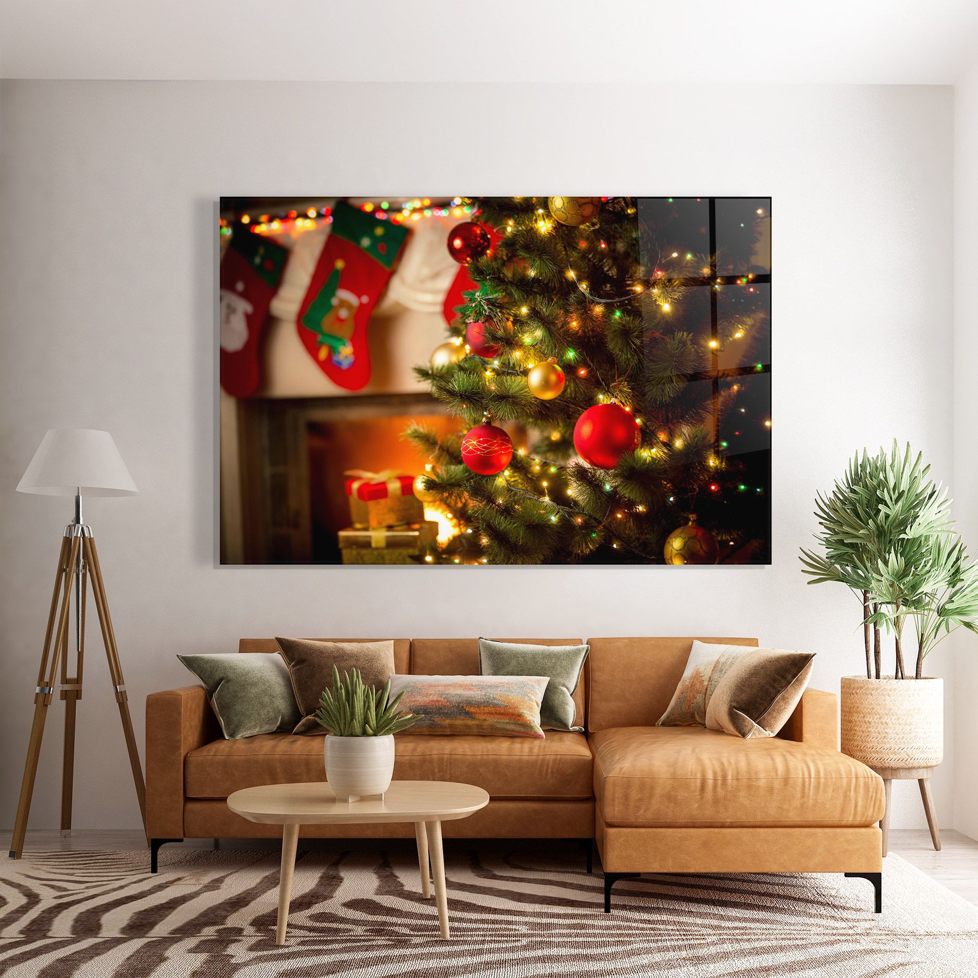 Beautiful Fireplace mockup 7