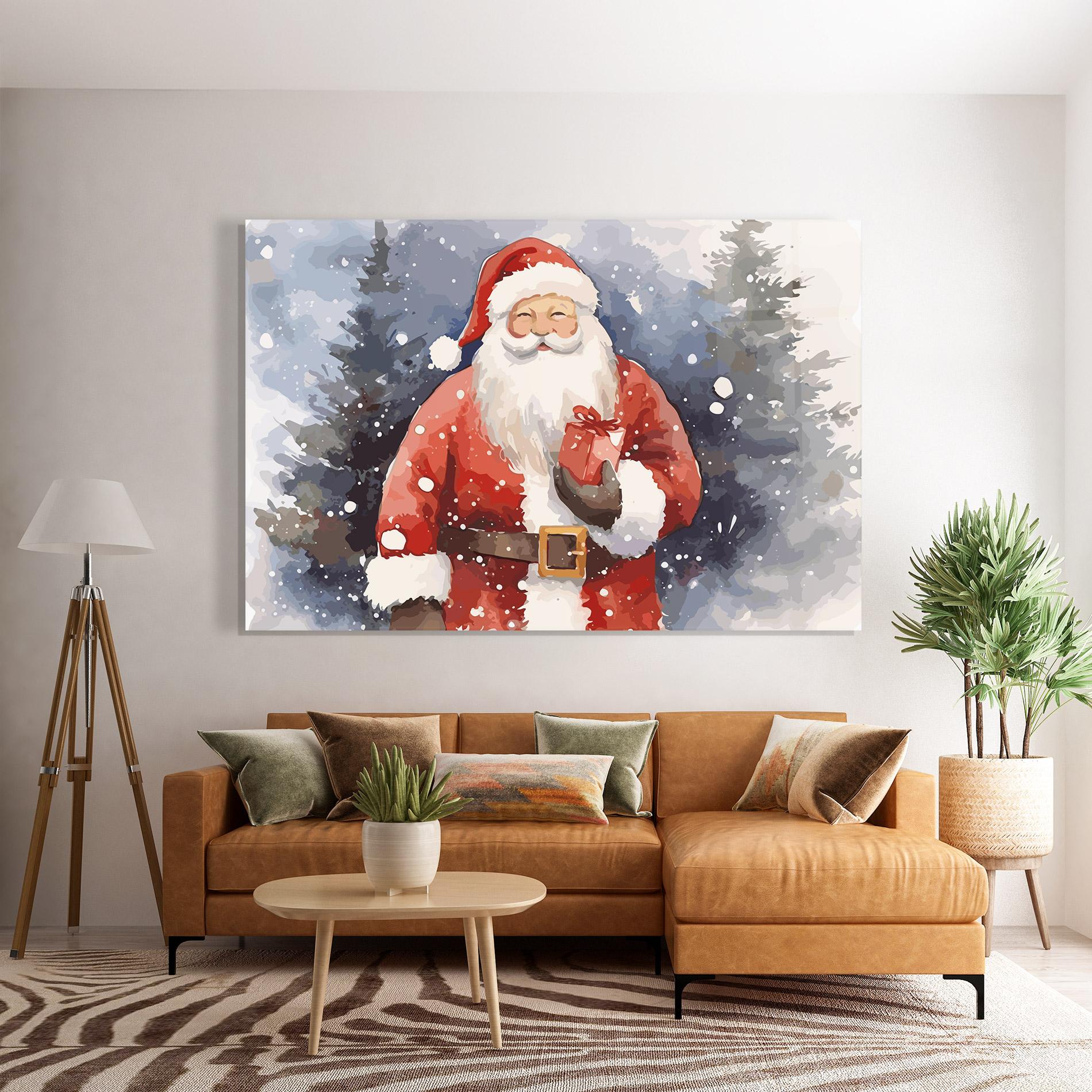 Üvegkép Holding Gift mockup 7