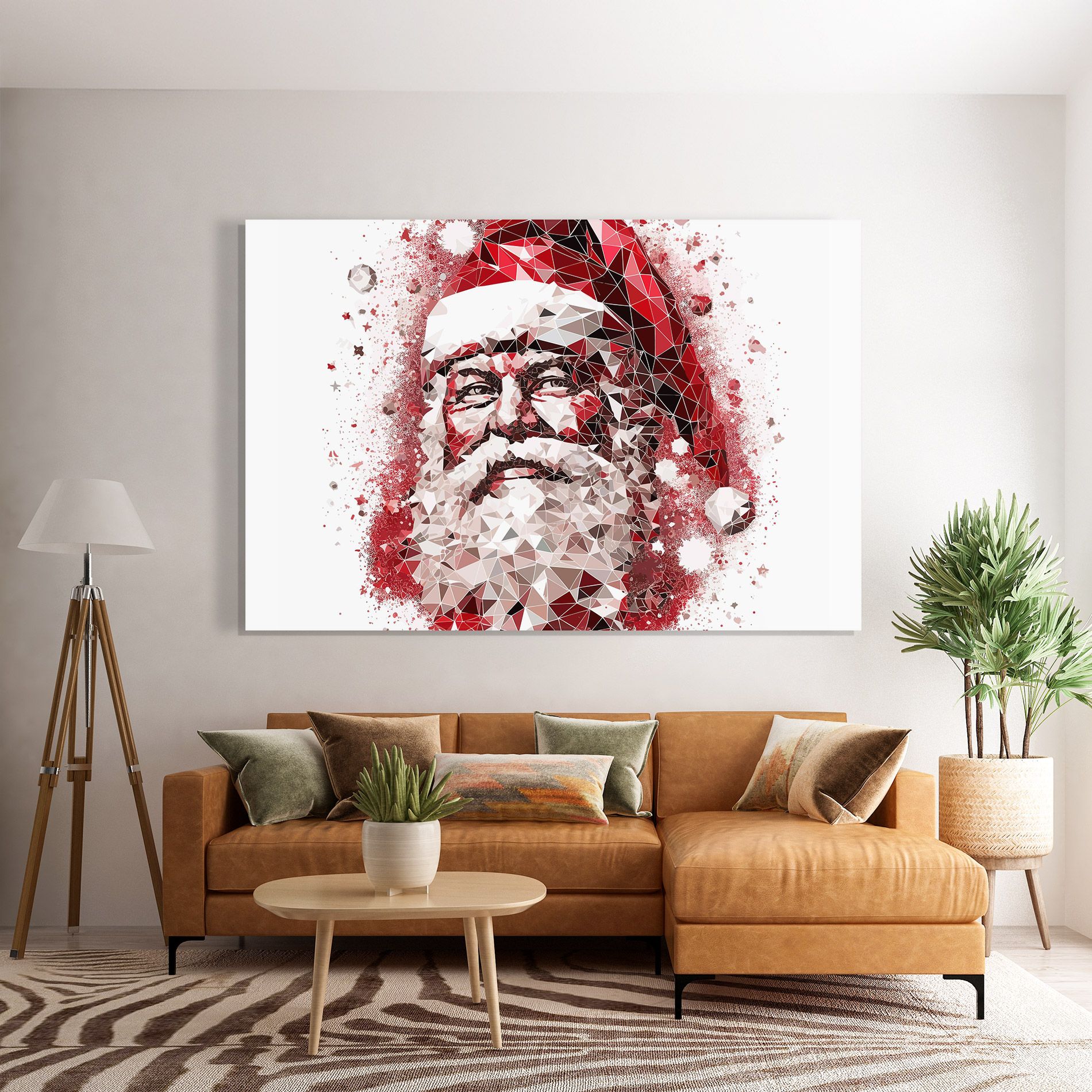 Red Santa Art mockup 7