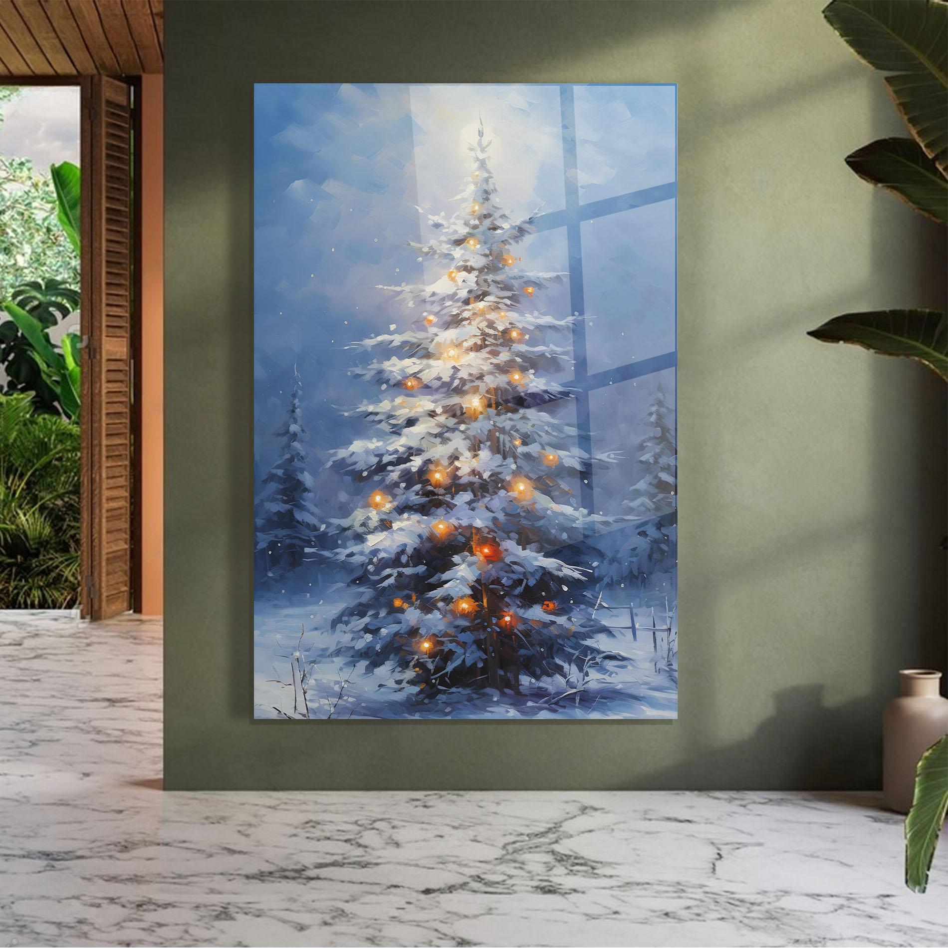 Üvegkép Tall Slender Tree mockup 7