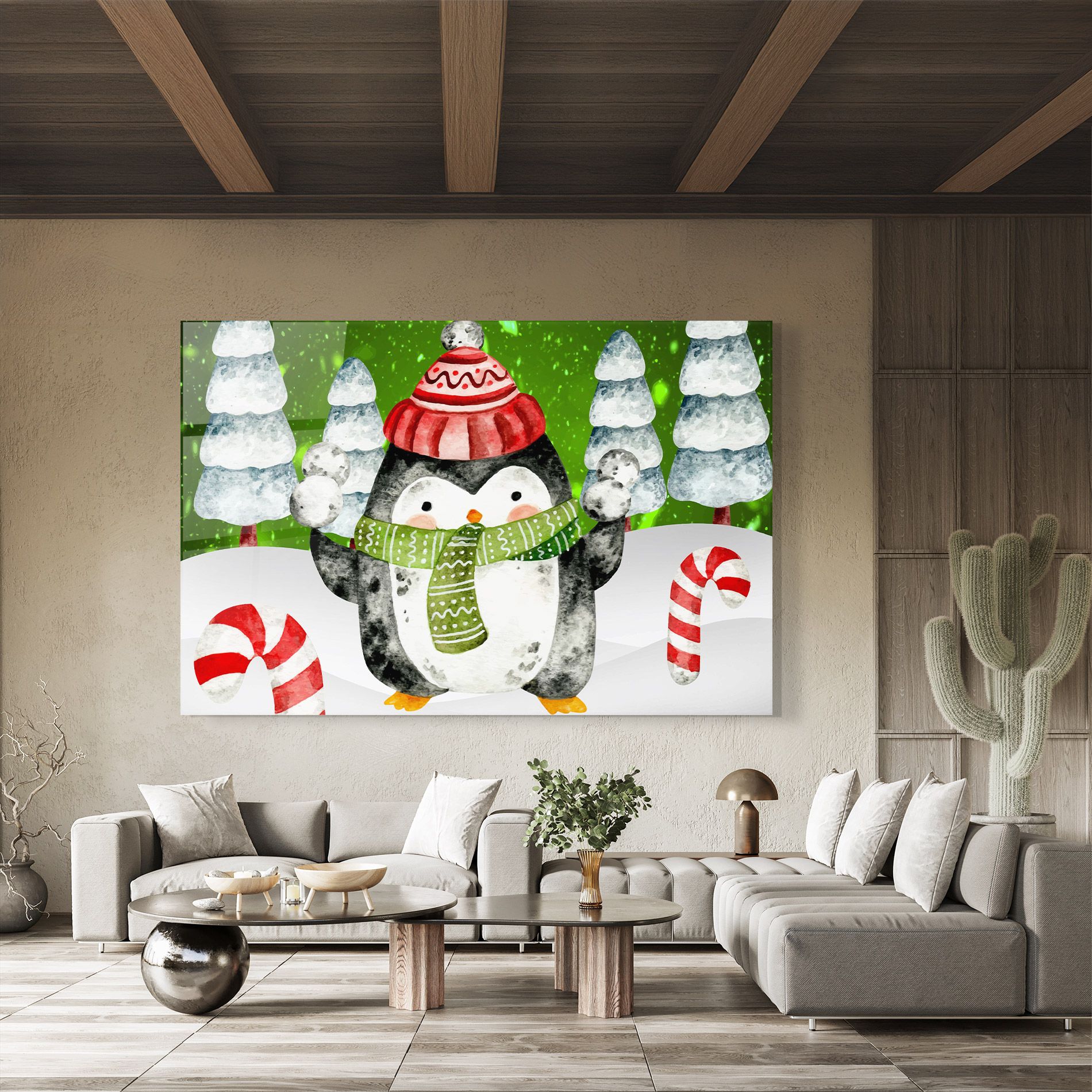 Green Pinguin mockup 8