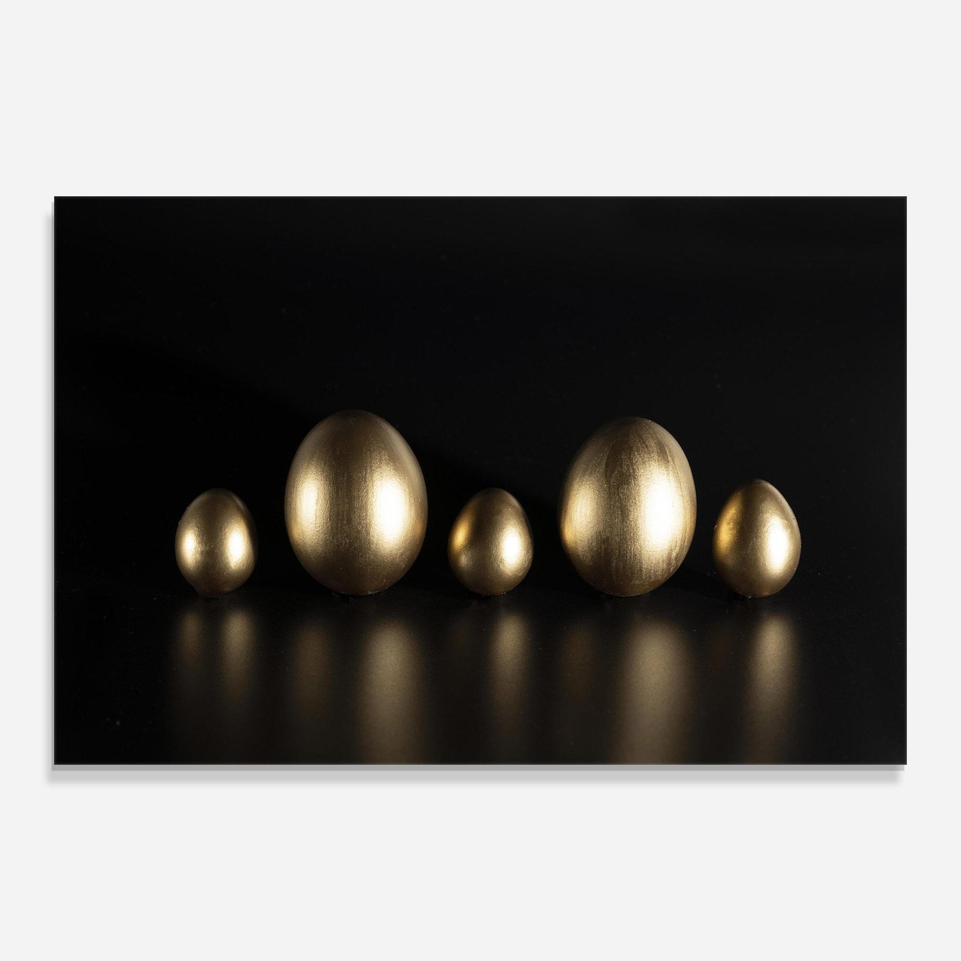 Üvegkép Gold Eggs Shot mockup 0