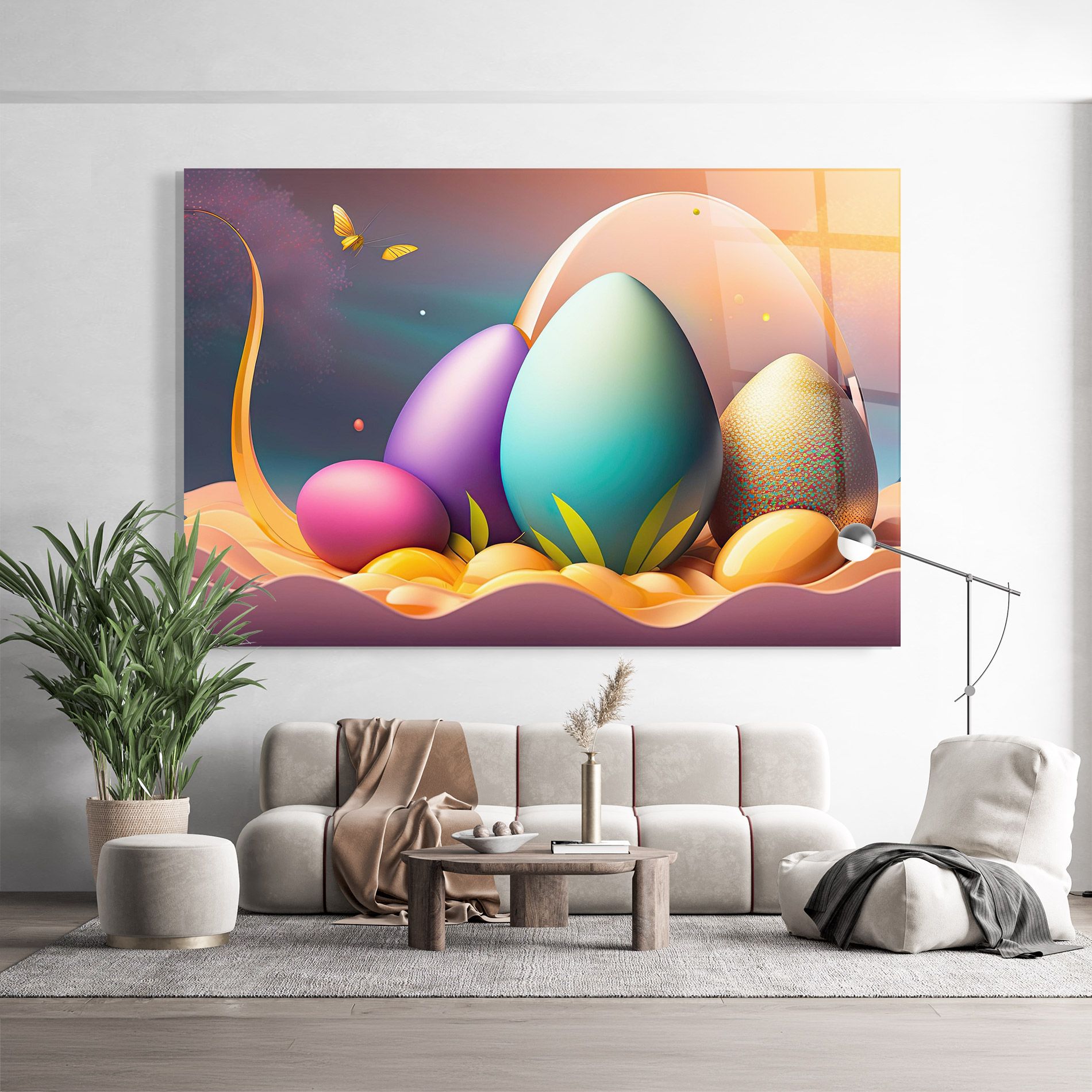 Big Blue Easter Egg mockup 9