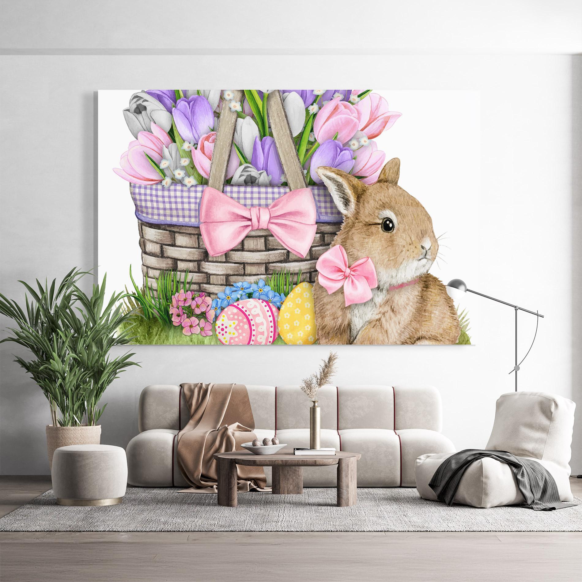 Üvegkép Bunny Pink Bow mockup 9