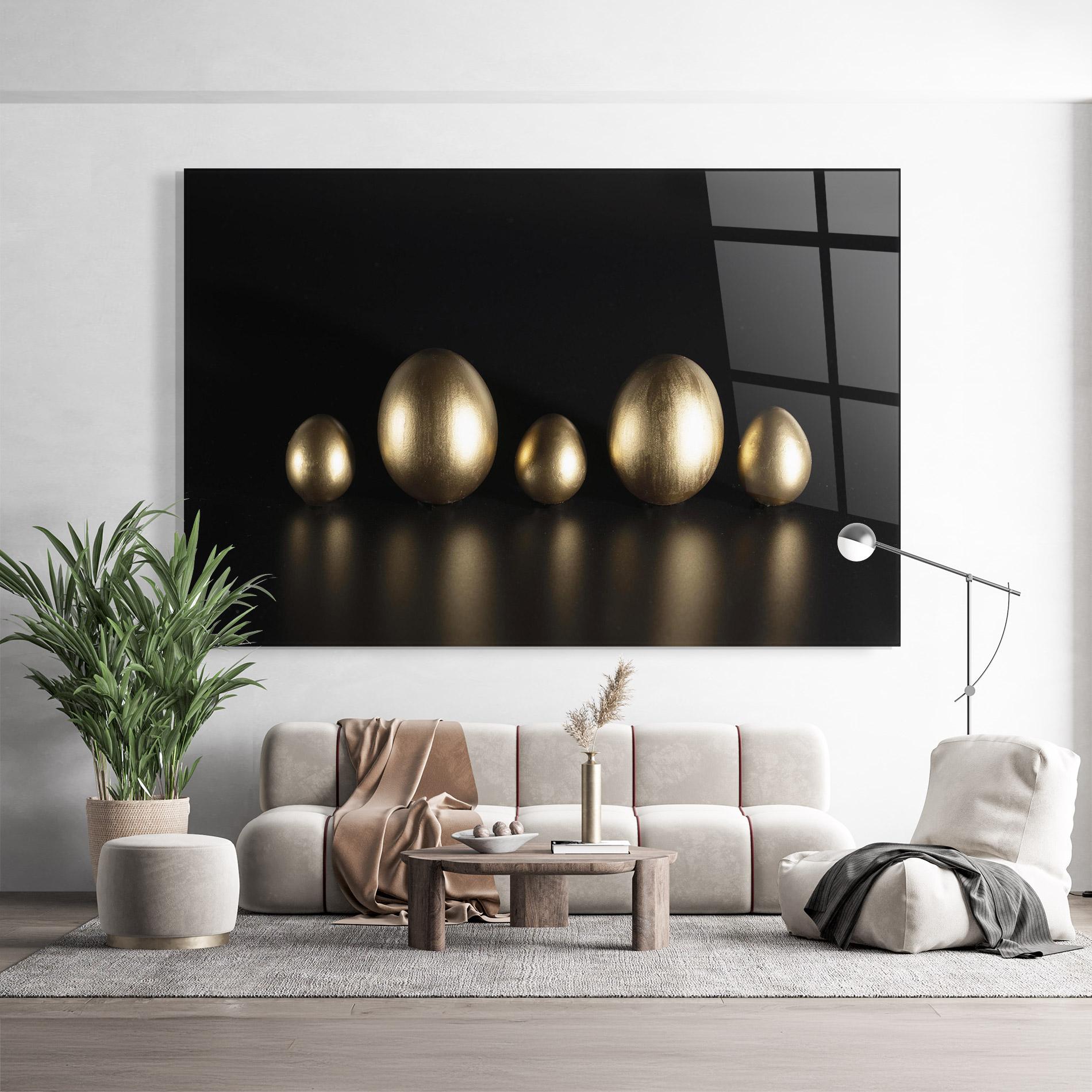 Üvegkép Gold Eggs Shot mockup 9