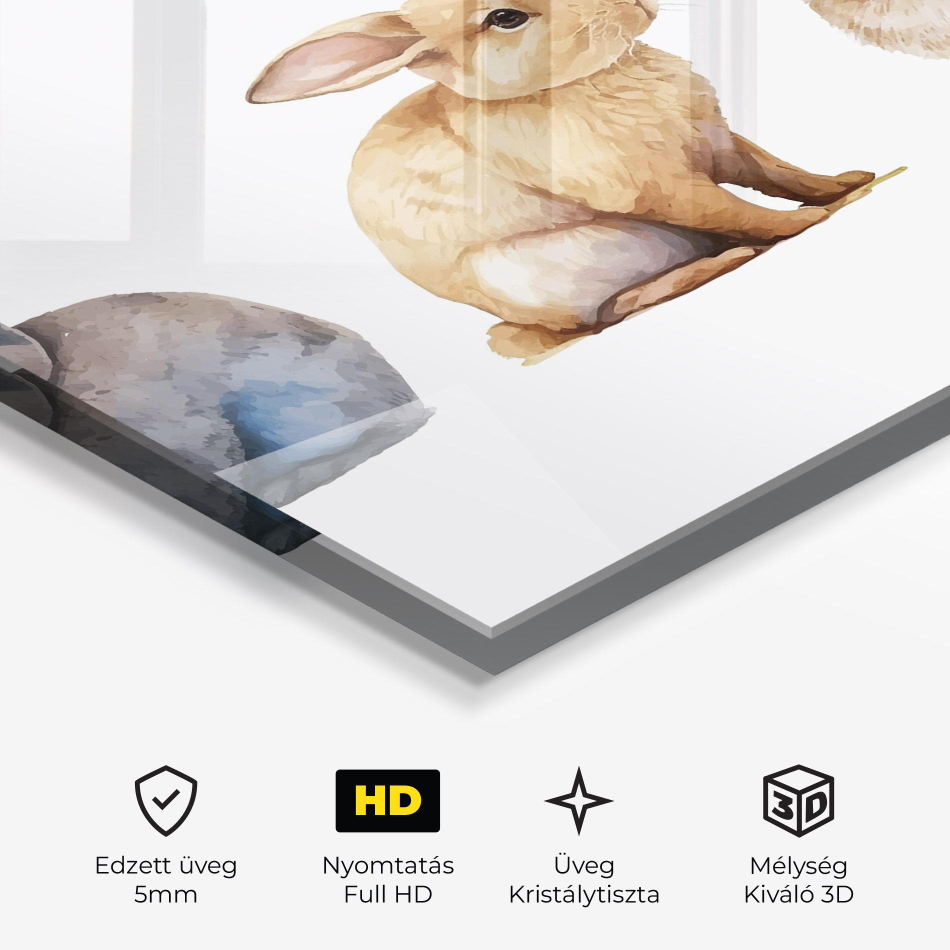 Tree Easter Bunnies mockup 3