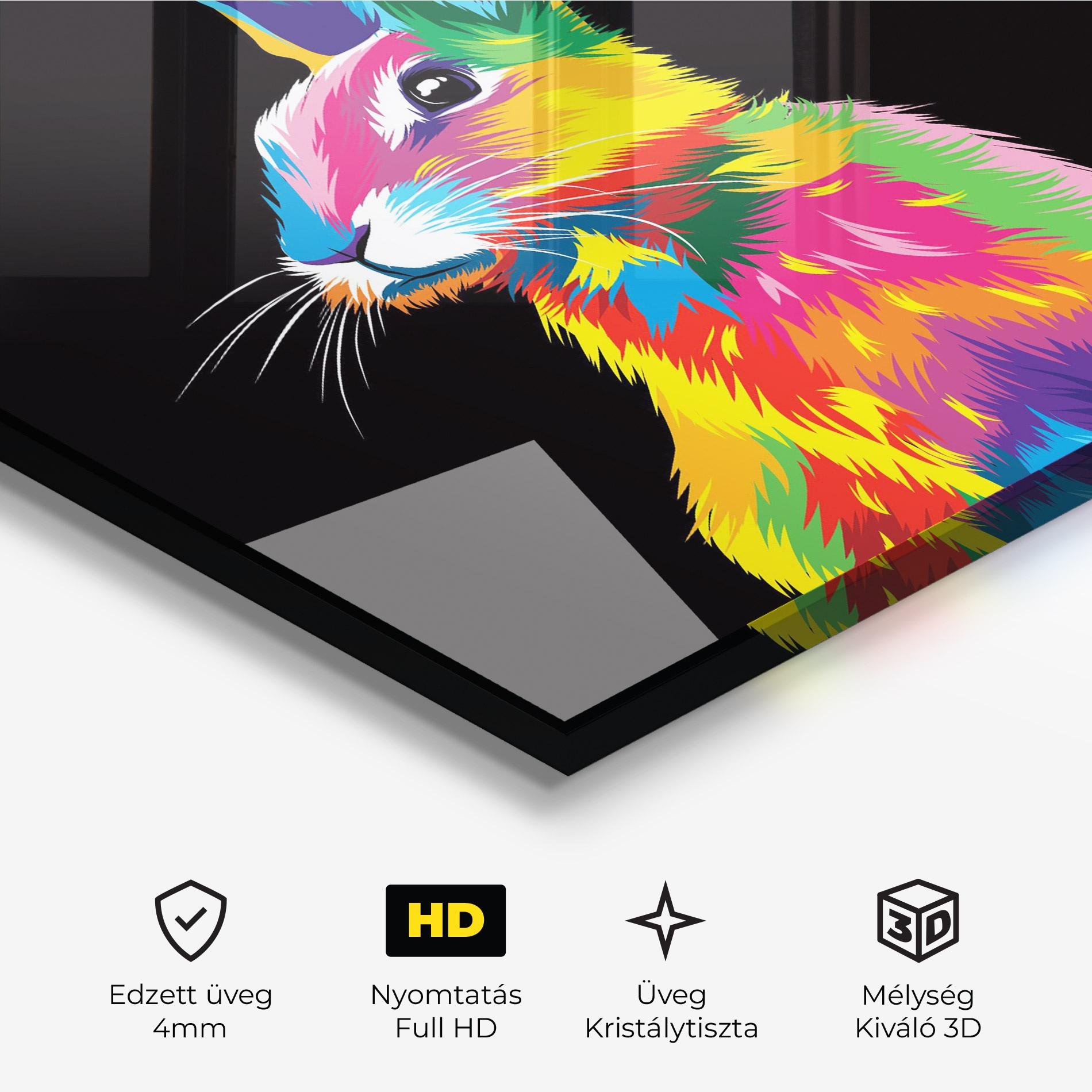 Üvegkép Color Mix Easter mockup 3