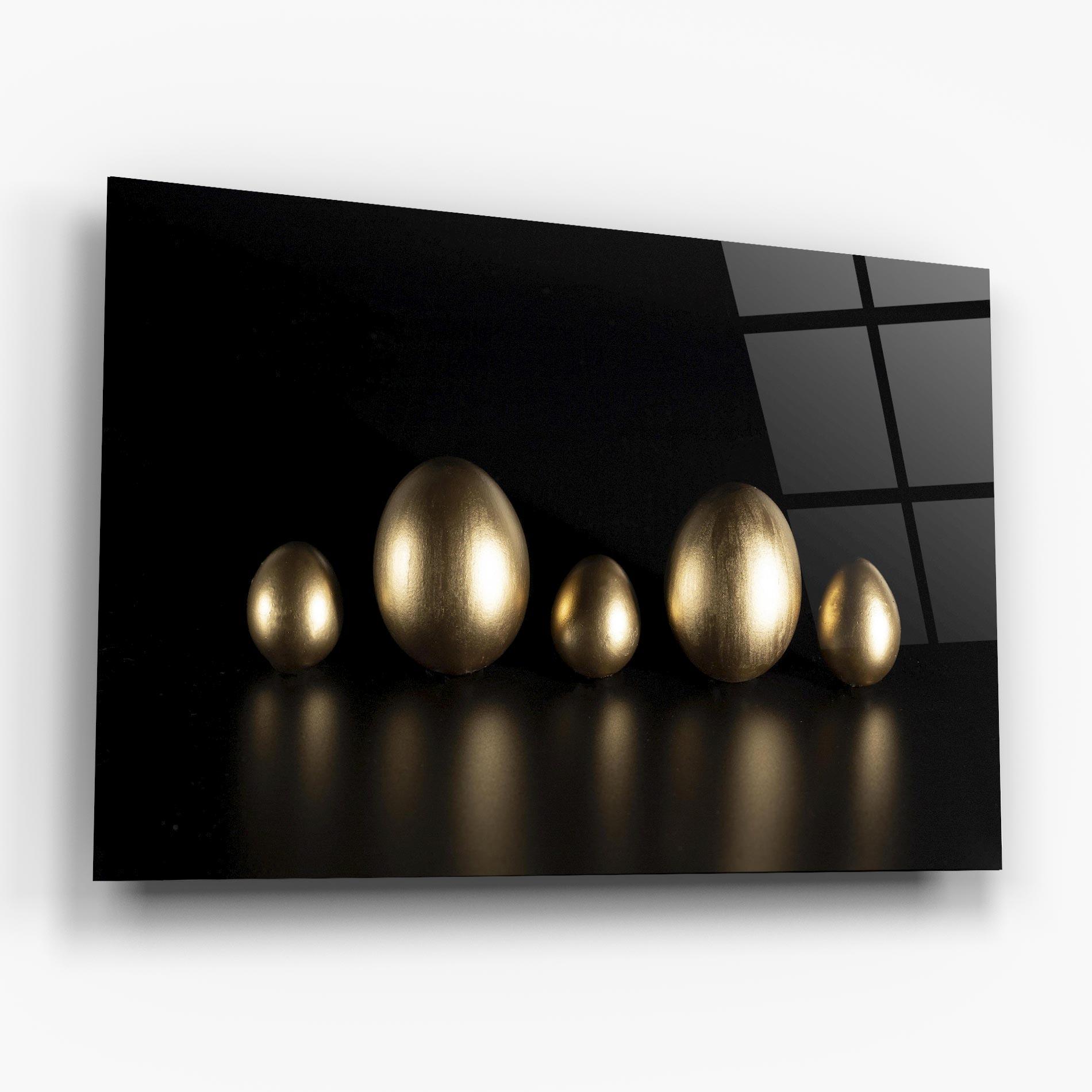 Üvegkép Gold Eggs Shot mockup 6
