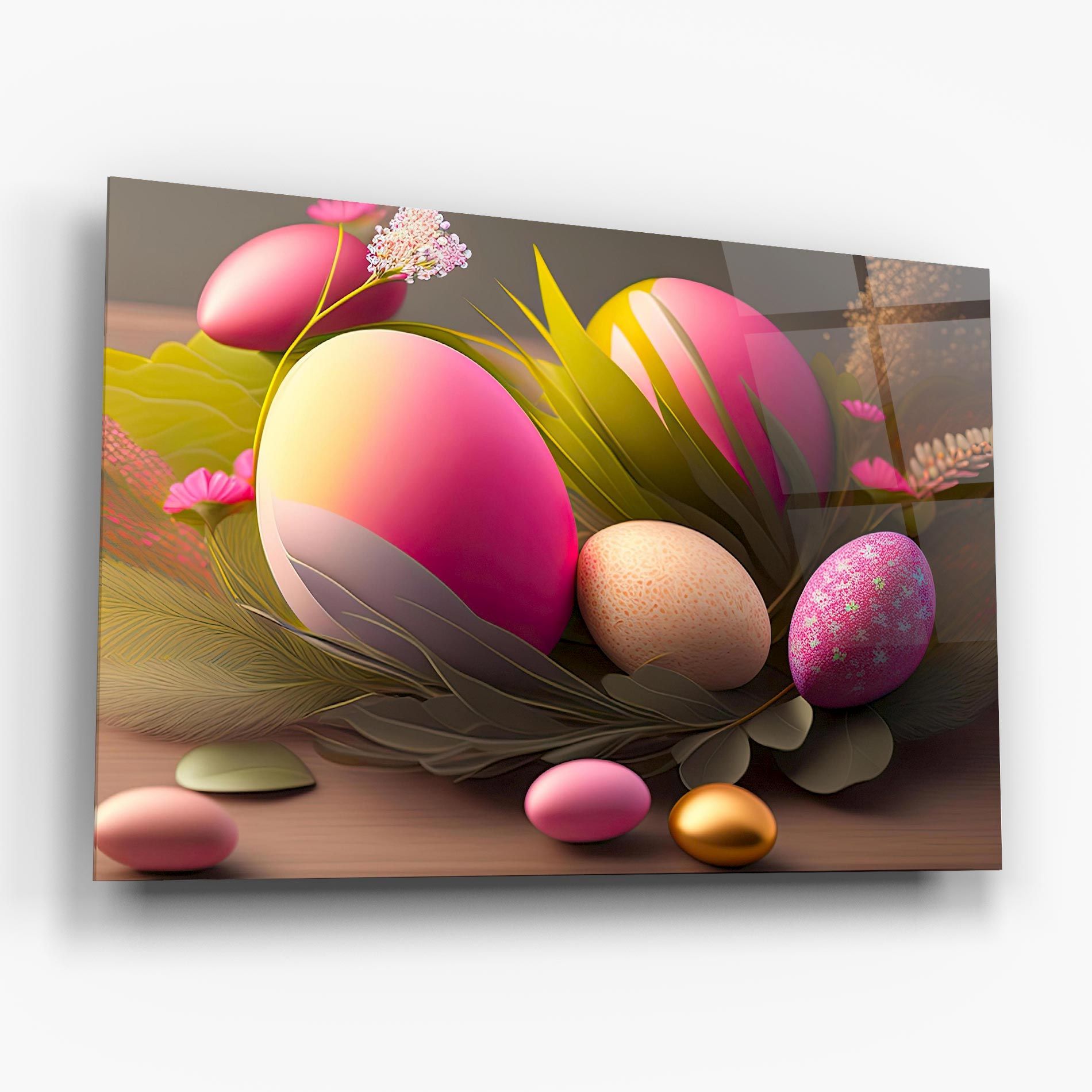 Pink Easter Eggs mockup 6