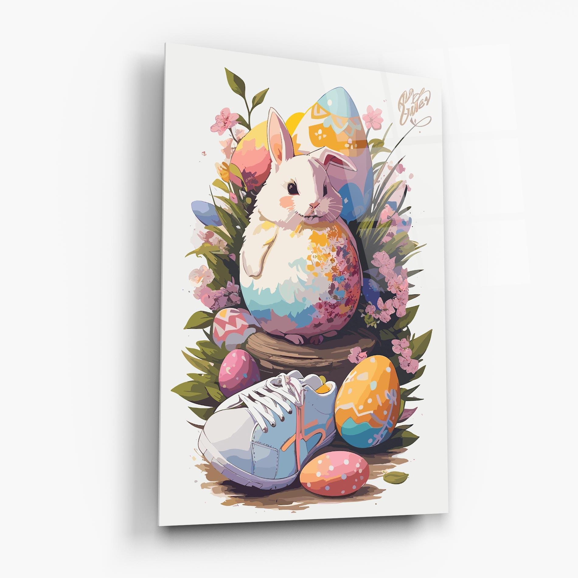 Üvegkép Fatt Cute Bunny mockup 6