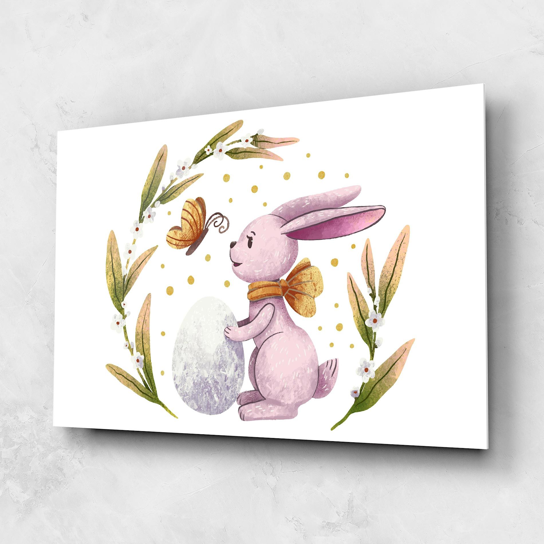 Easter Pink Bunny mockup 1