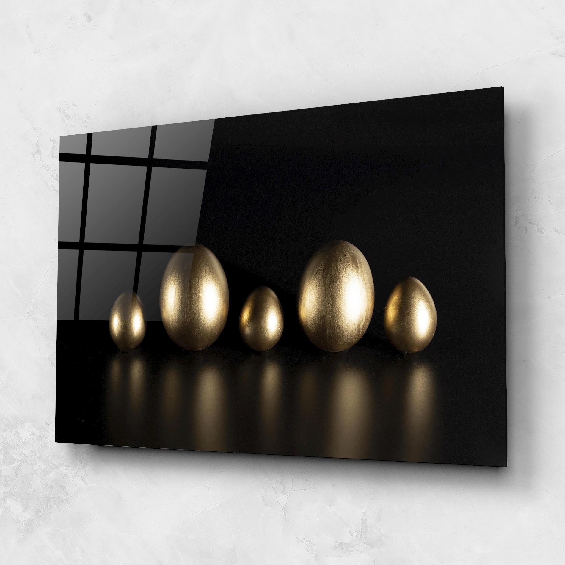 Üvegkép Gold Eggs Shot mockup 1