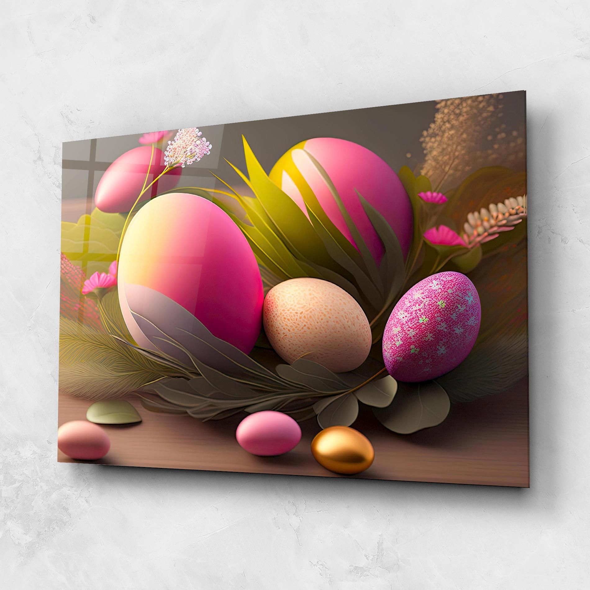 Pink Easter Eggs mockup 1