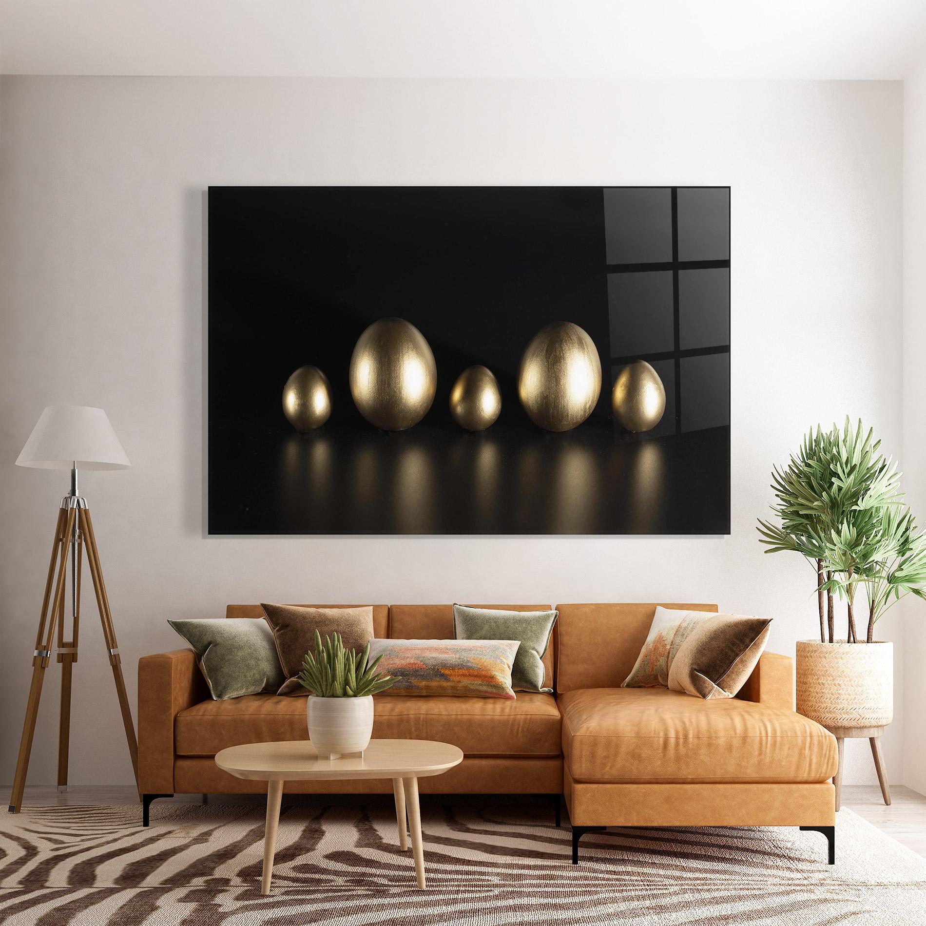Üvegkép Gold Eggs Shot mockup 7
