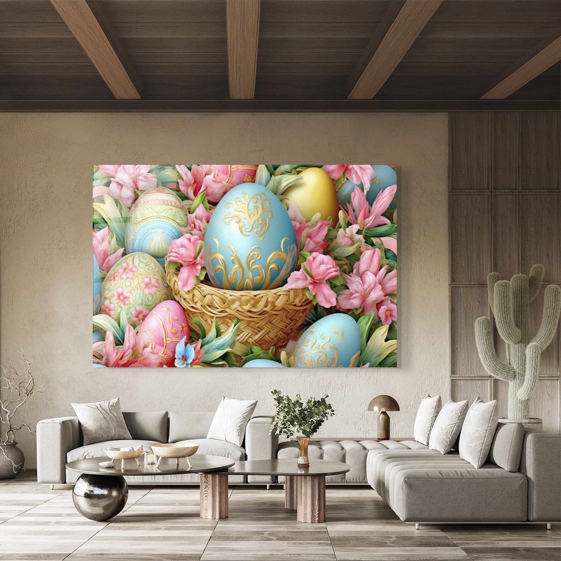 Blue Easter Egg mockup 8