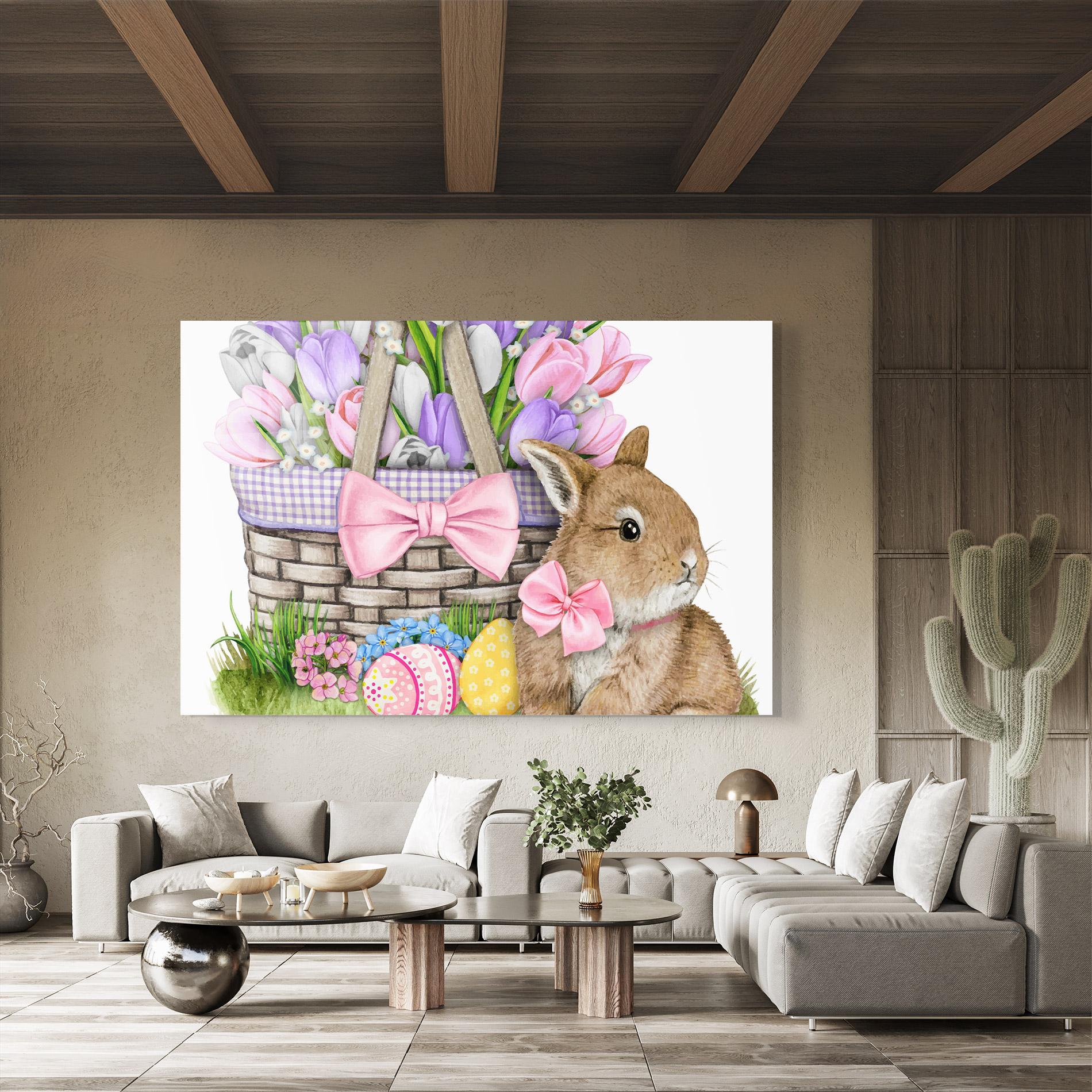 Üvegkép Bunny Pink Bow mockup 8