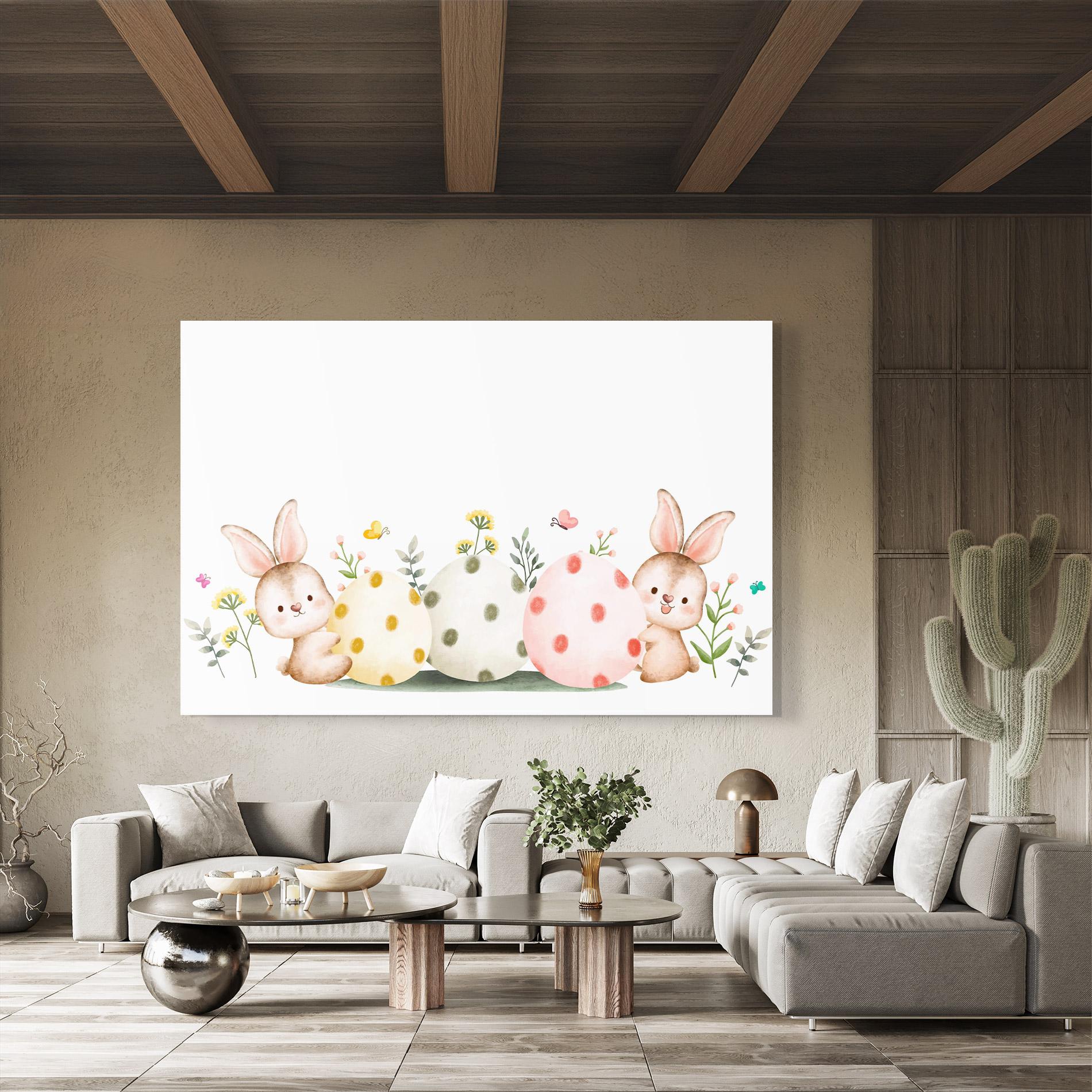 Üvegkép Butterfly Rabbit mockup 8