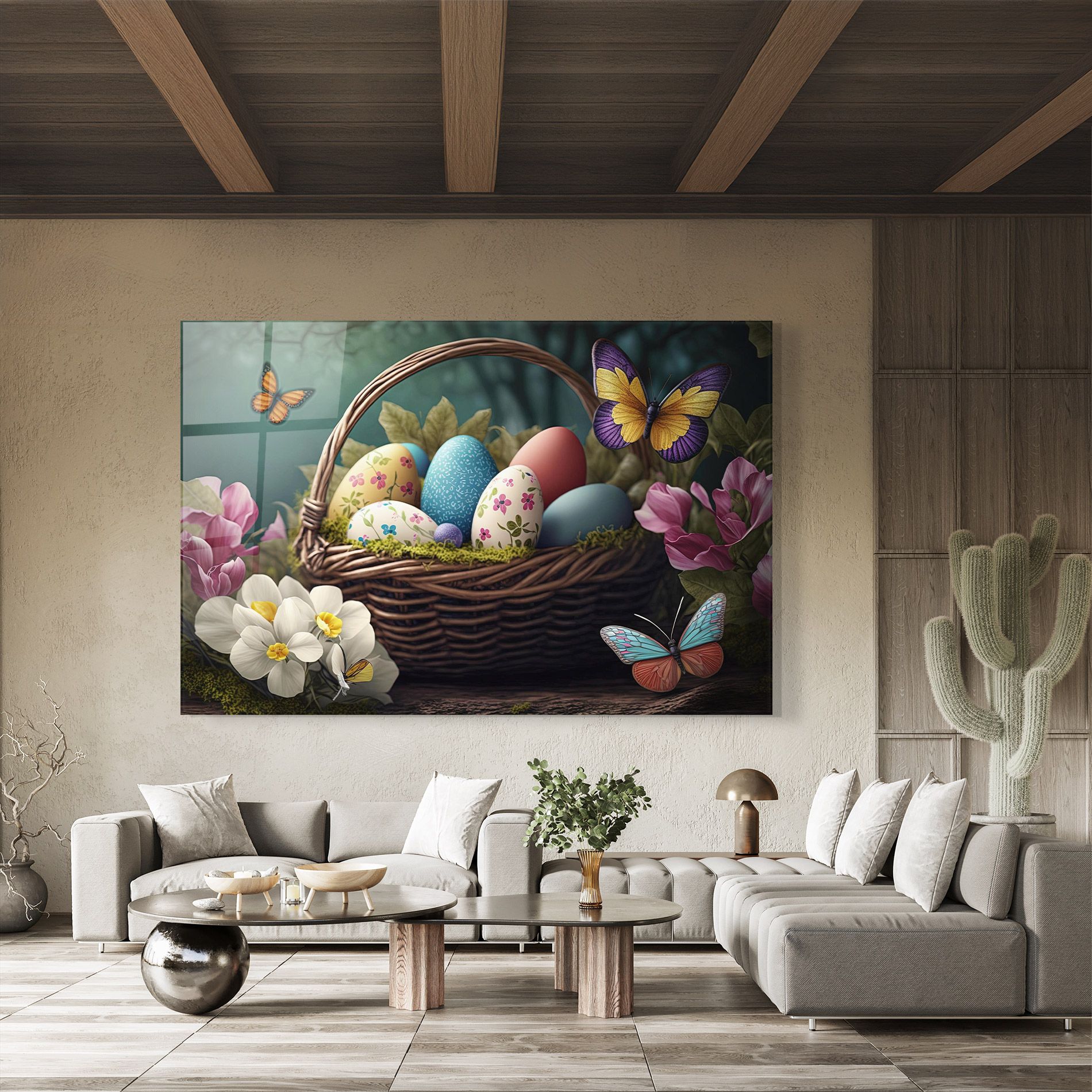 Easter Eggs Butterfly mockup 8