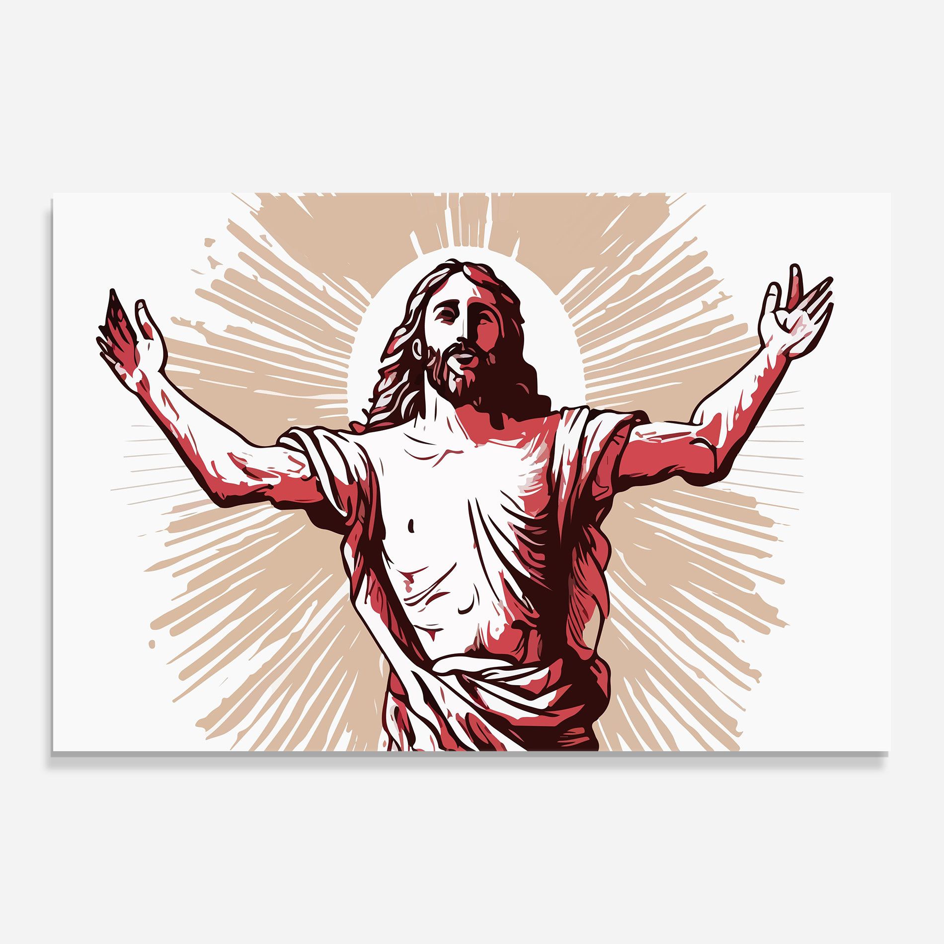 Artistic Jesus mockup 0