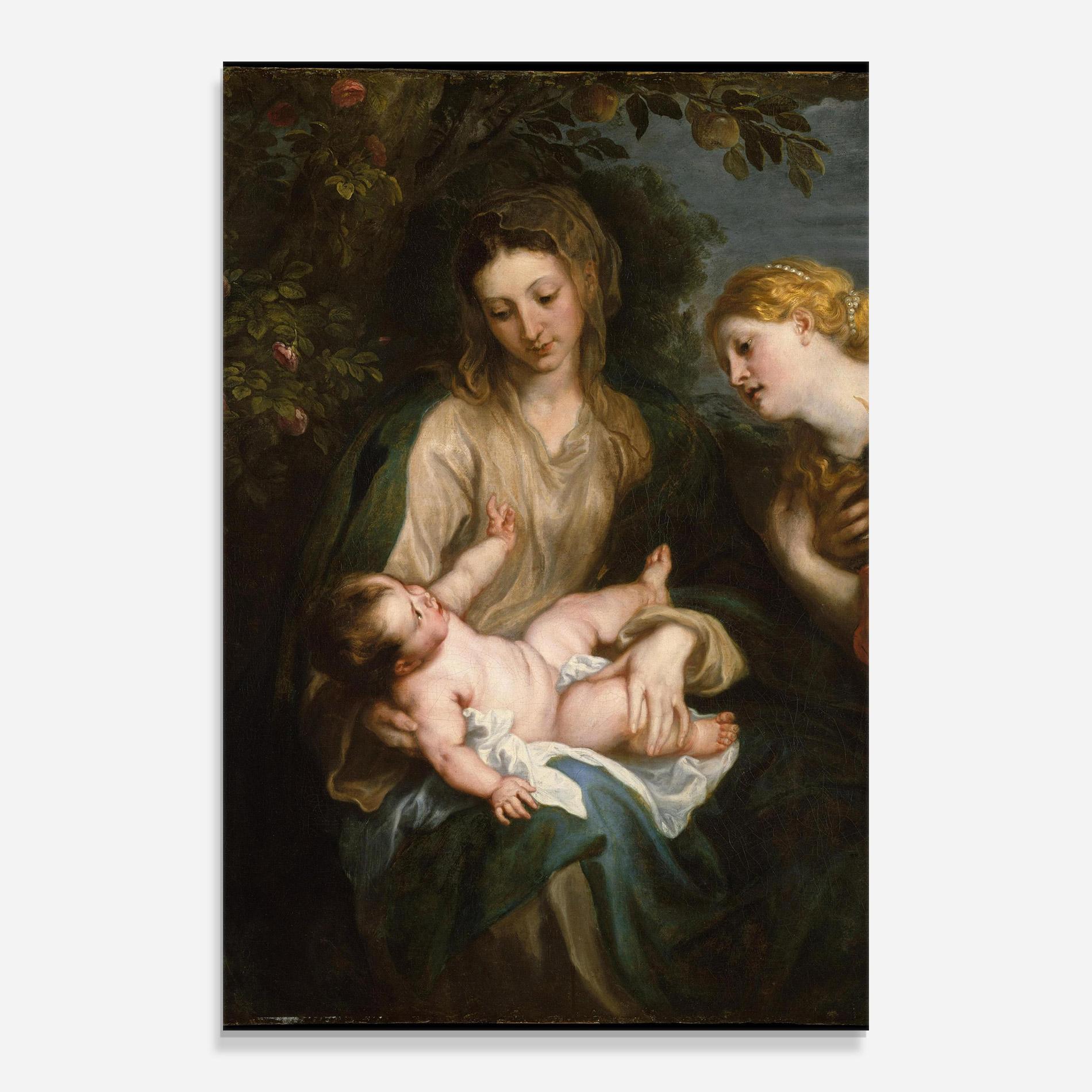 Üvegkép Looking At Baby mockup 0