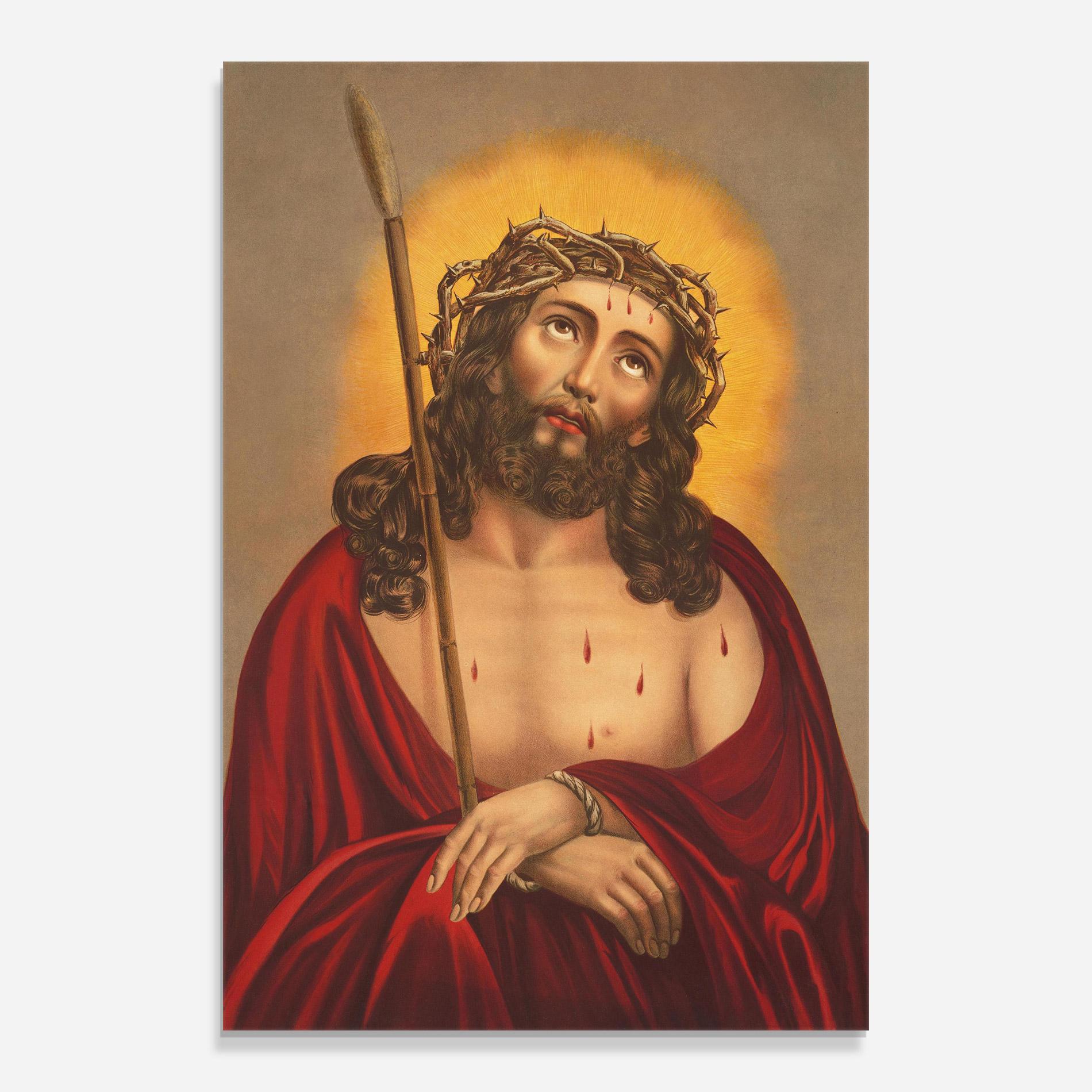 Üvegkép Red Dresses Jesus mockup 0