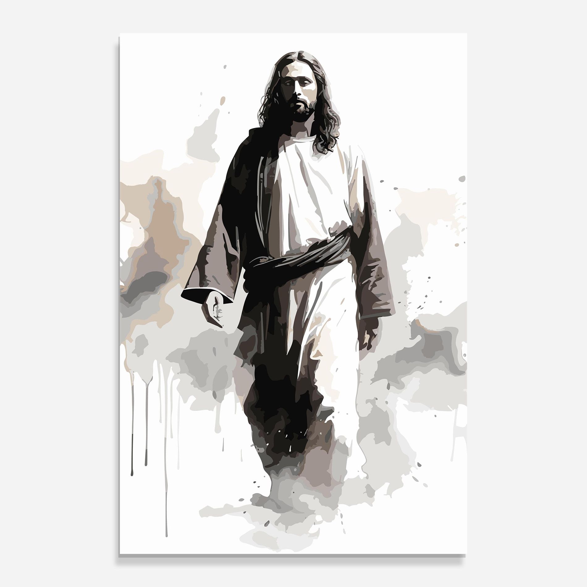 Watercolor Jesus mockup 0
