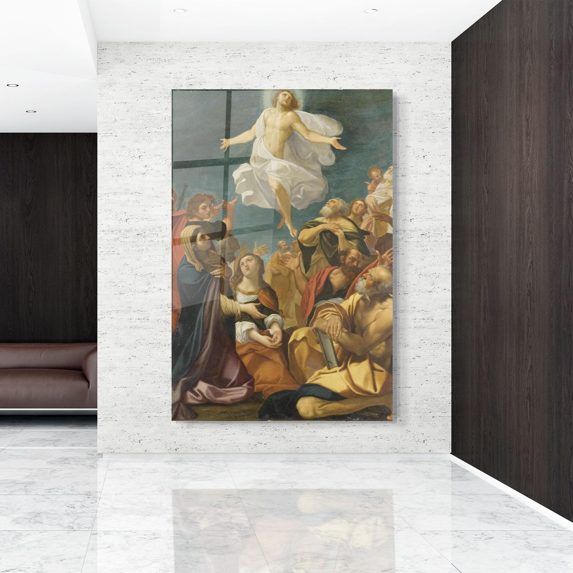 Üvegkép Flying Divine Art mockup 9