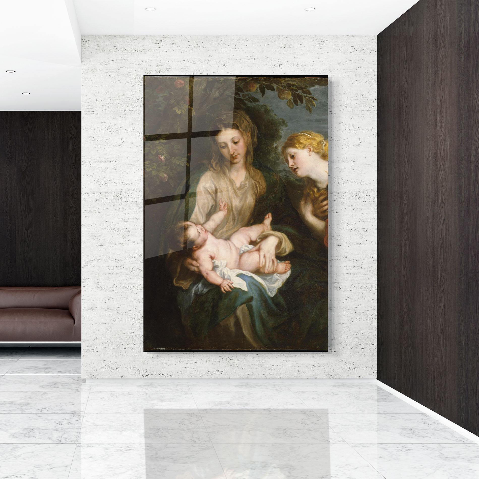 Üvegkép Looking At Baby mockup 9