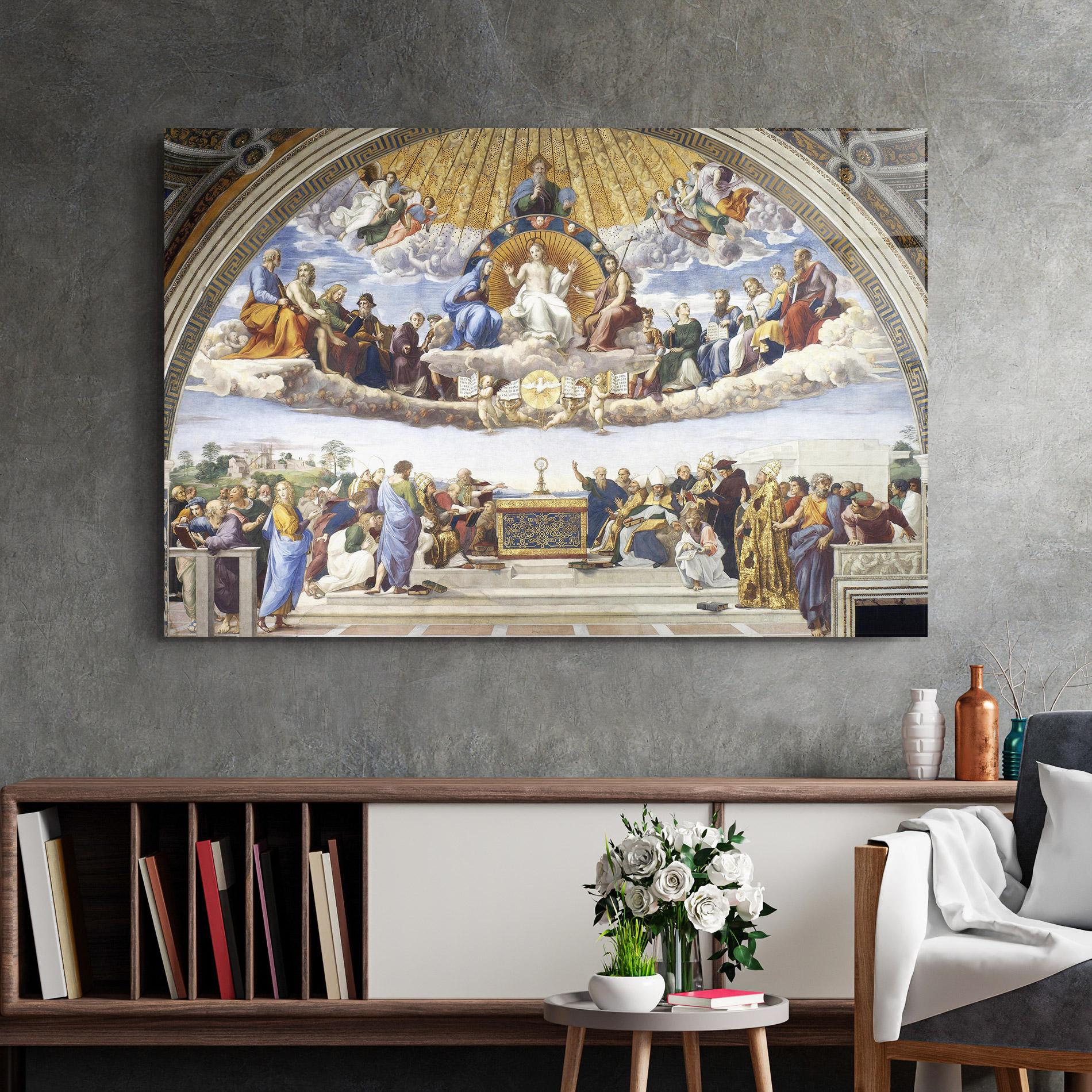 Üvegkép Holy Light mockup 2