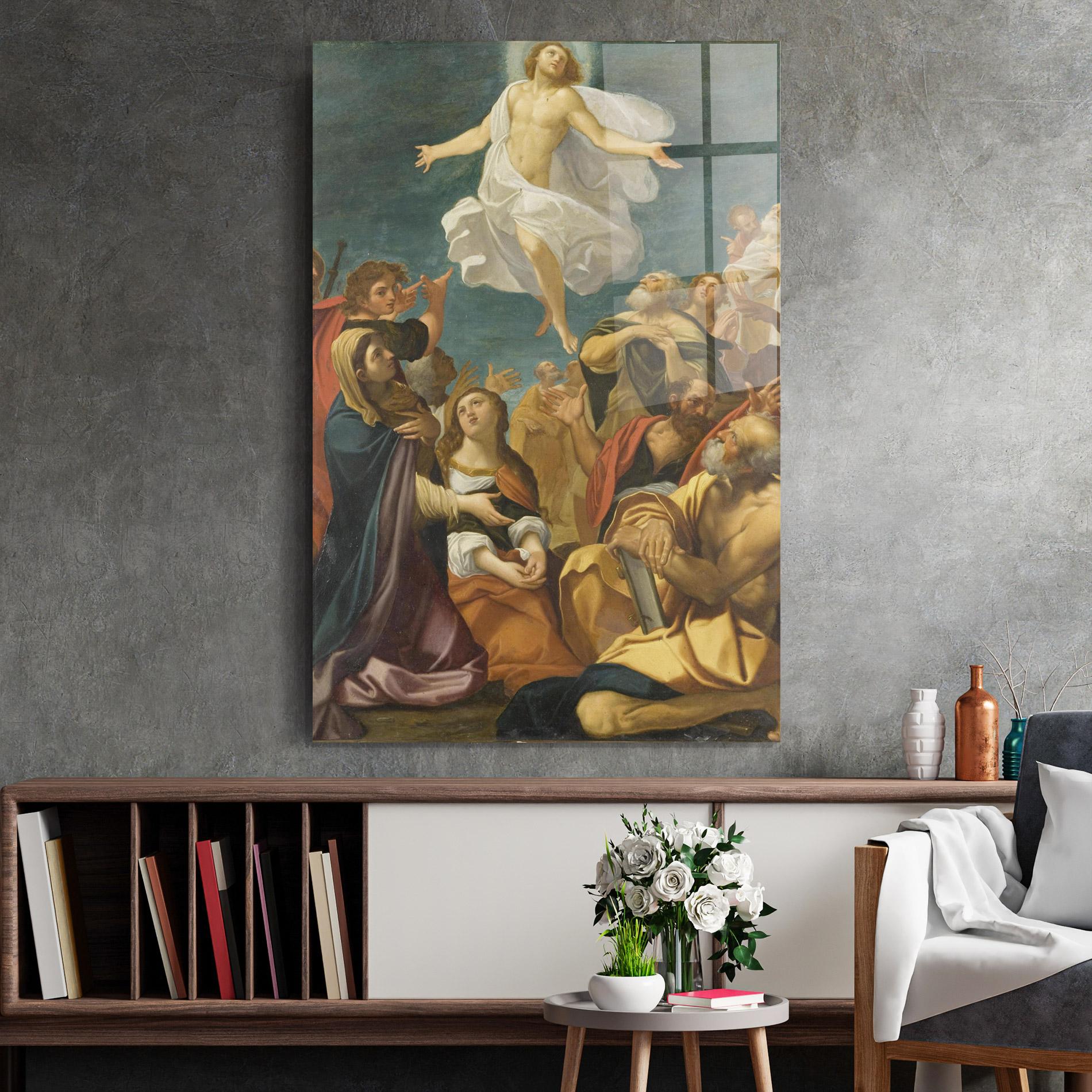 Üvegkép Flying Divine Art mockup 2