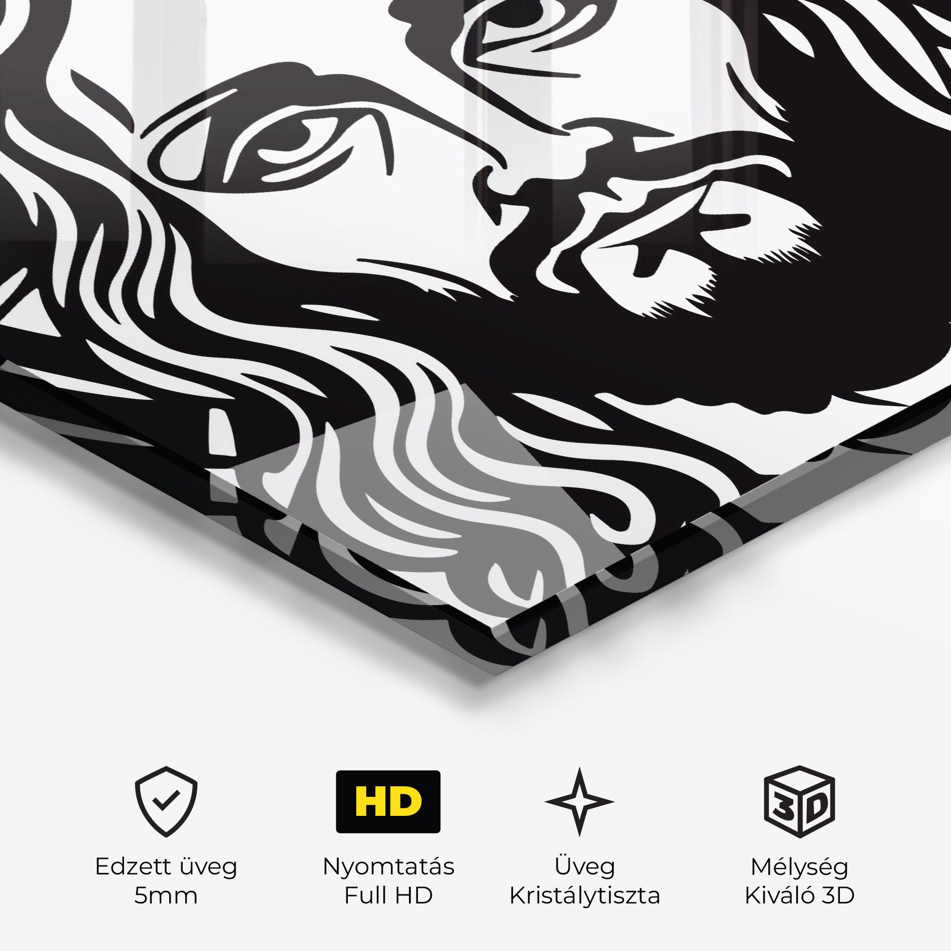Black Line Jesus mockup 3