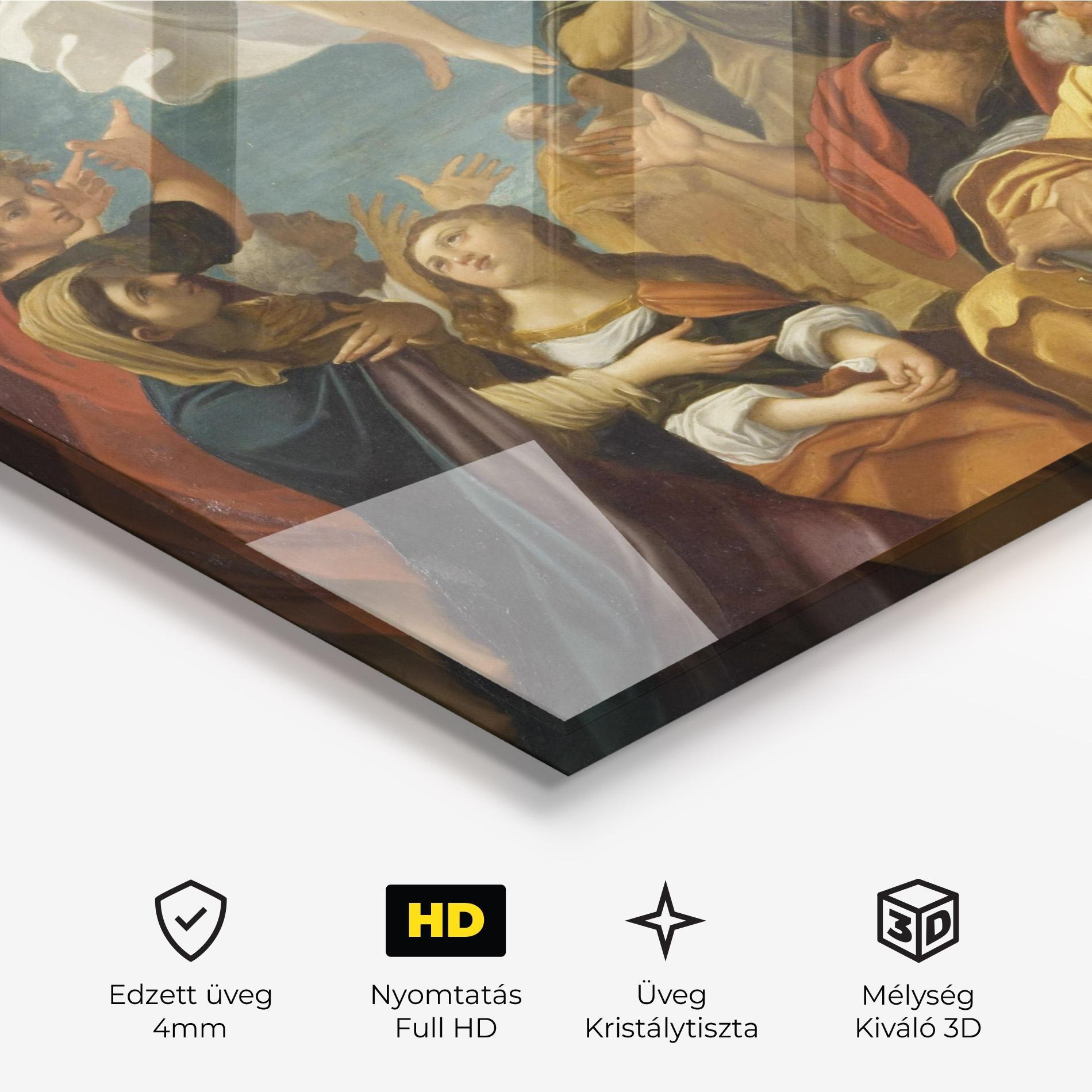 Üvegkép Flying Divine Art mockup 3