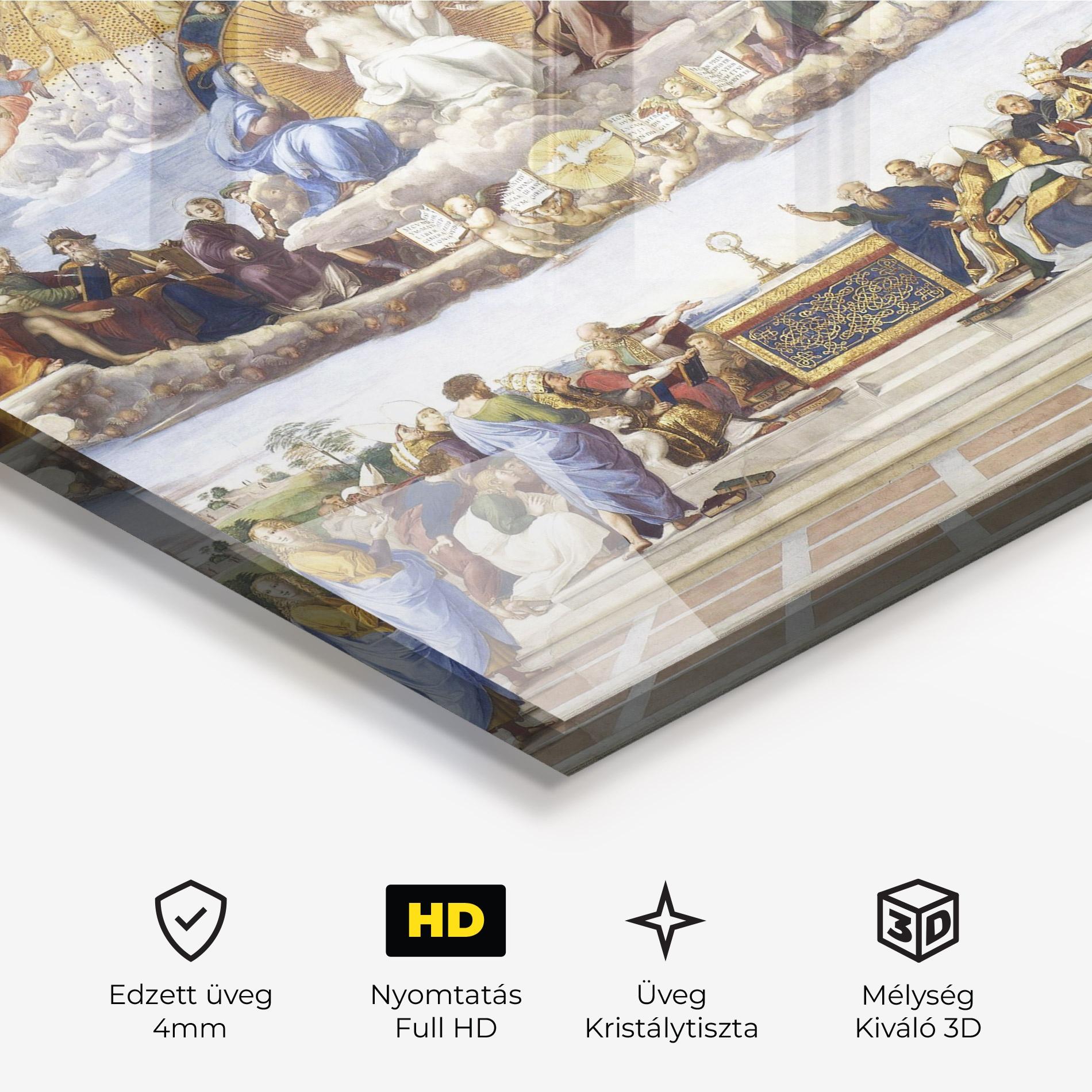 Üvegkép Holy Light mockup 3