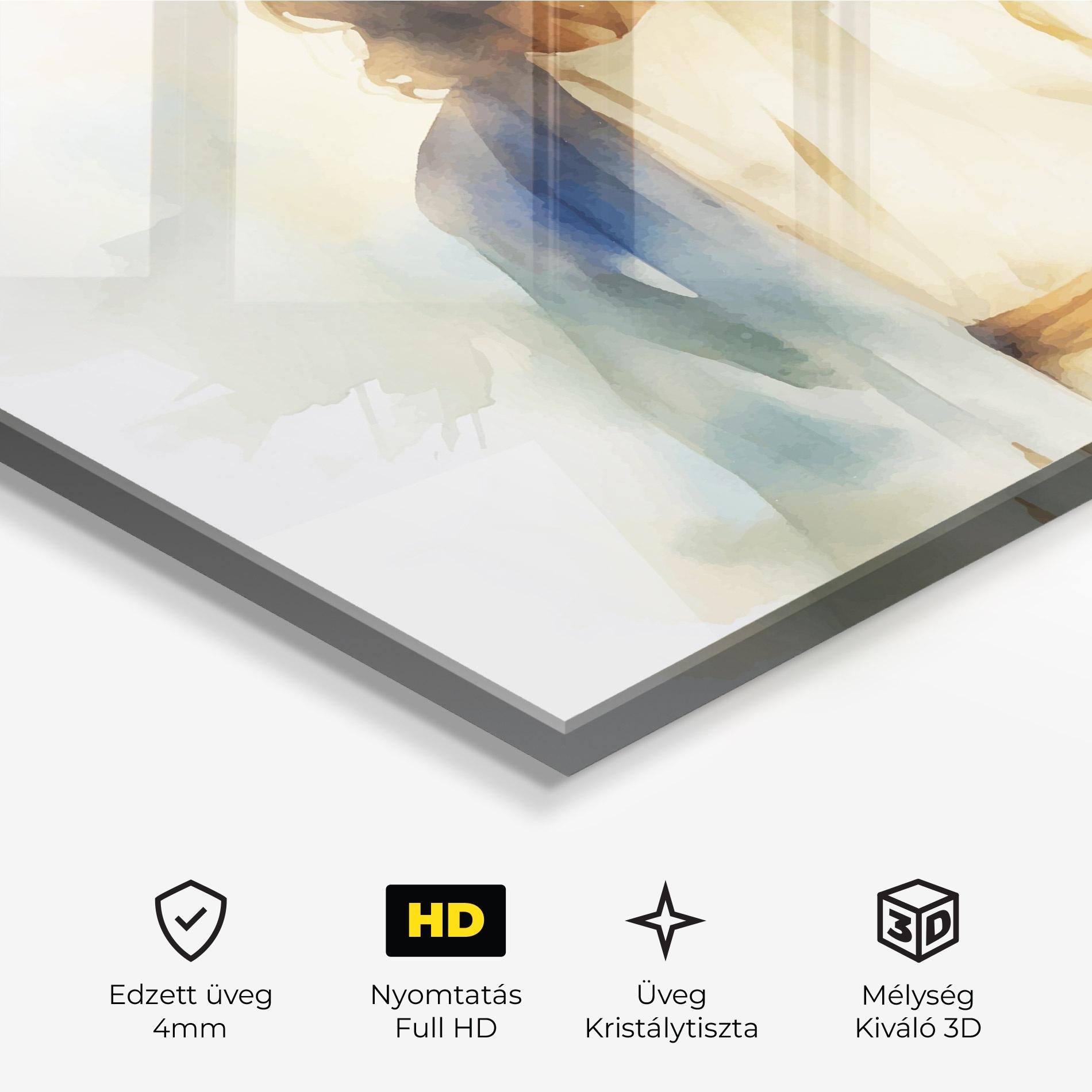 Üvegkép Jesus Light Art mockup 3