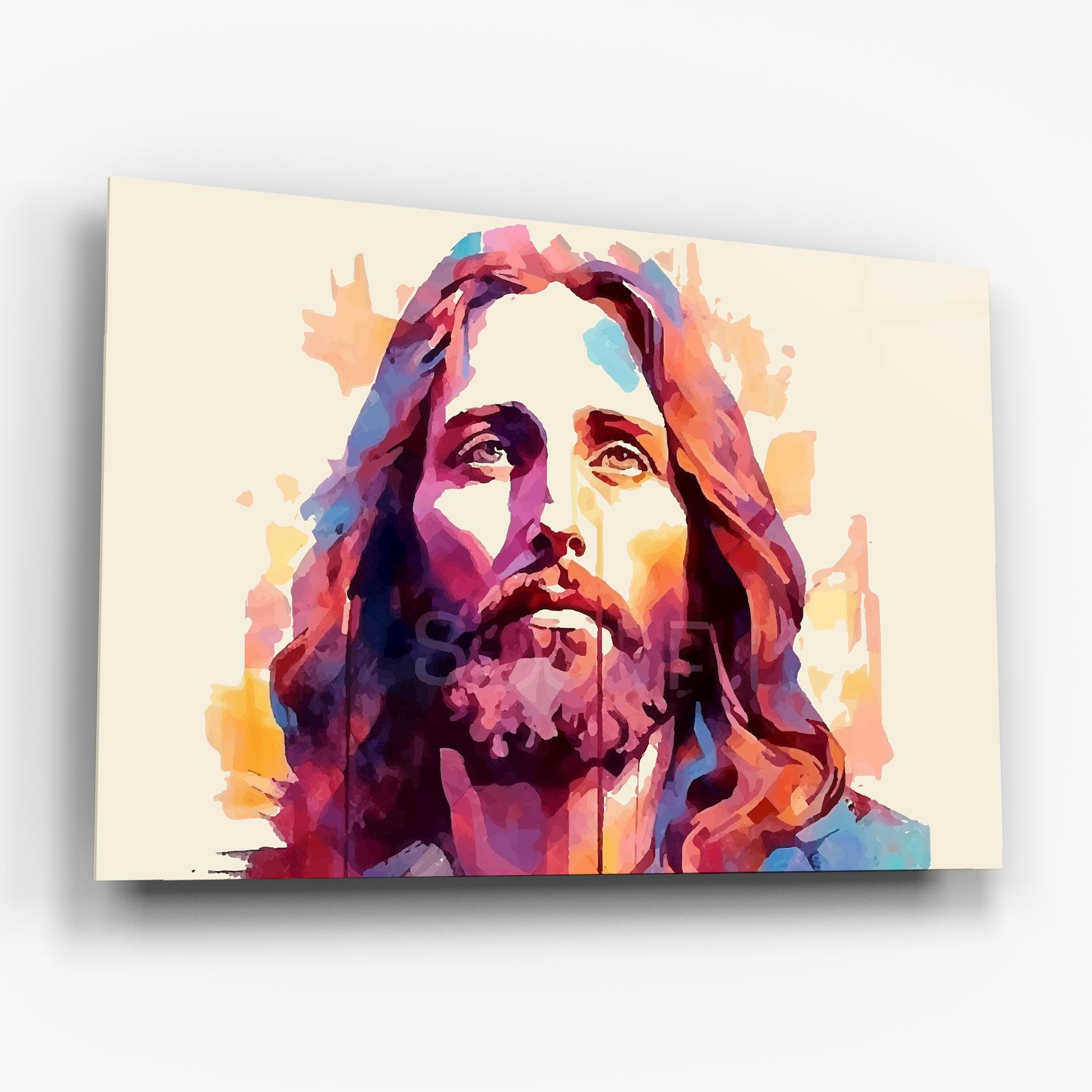 Üvegkép Color Jesus mockup 6
