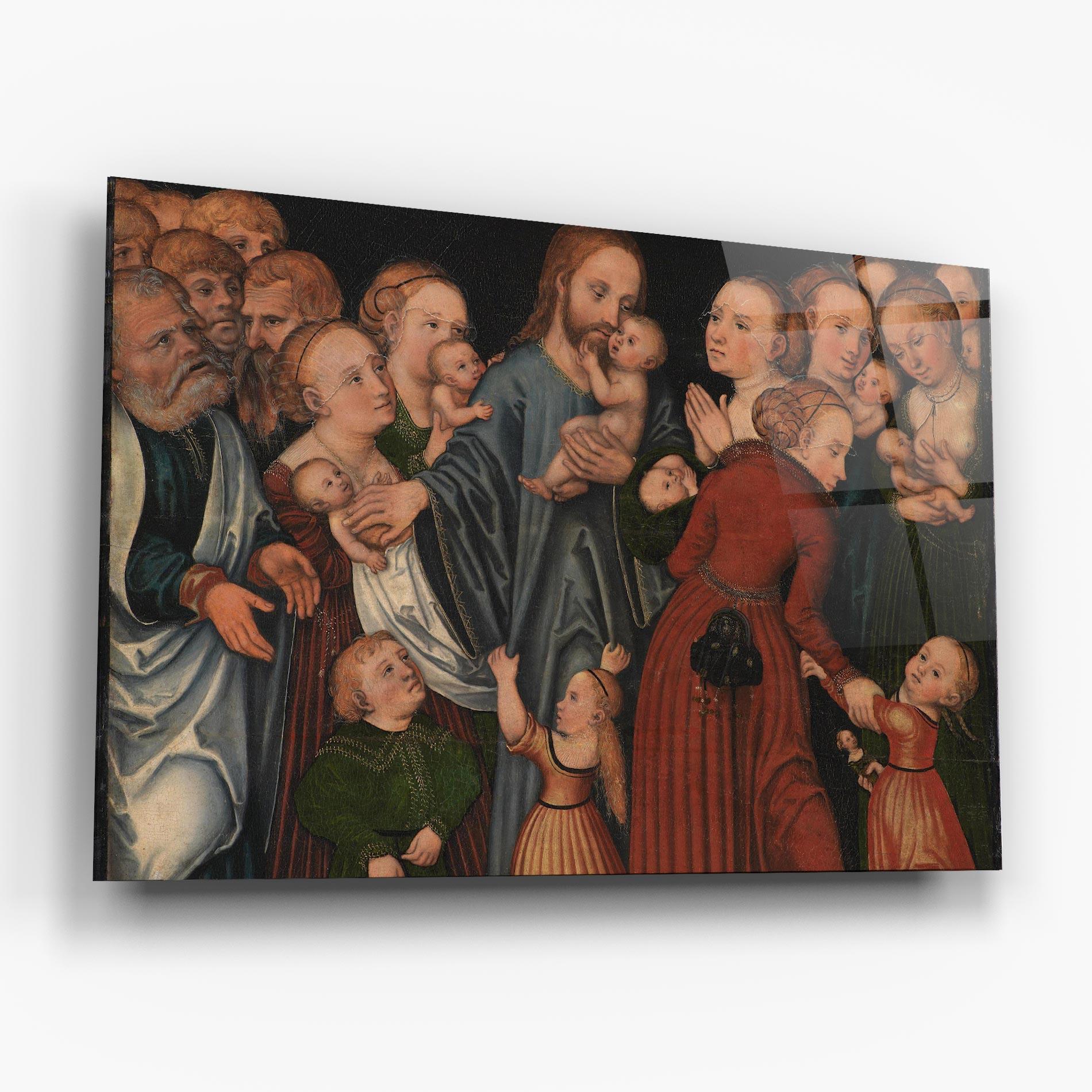 Üvegkép Jesus Old Art mockup 6