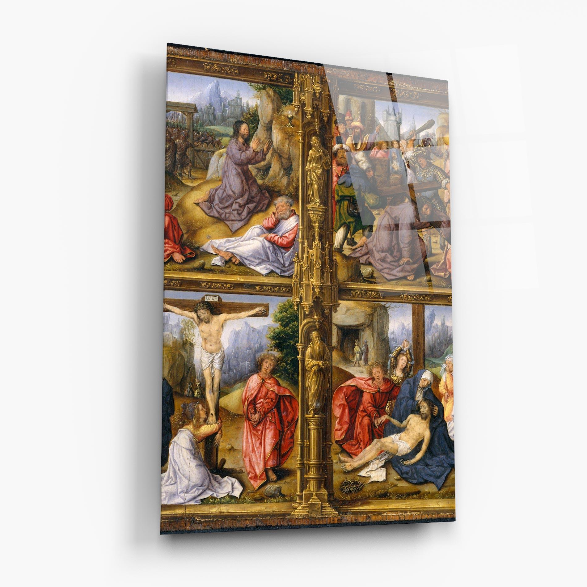 Üvegkép Gold Window View mockup 6