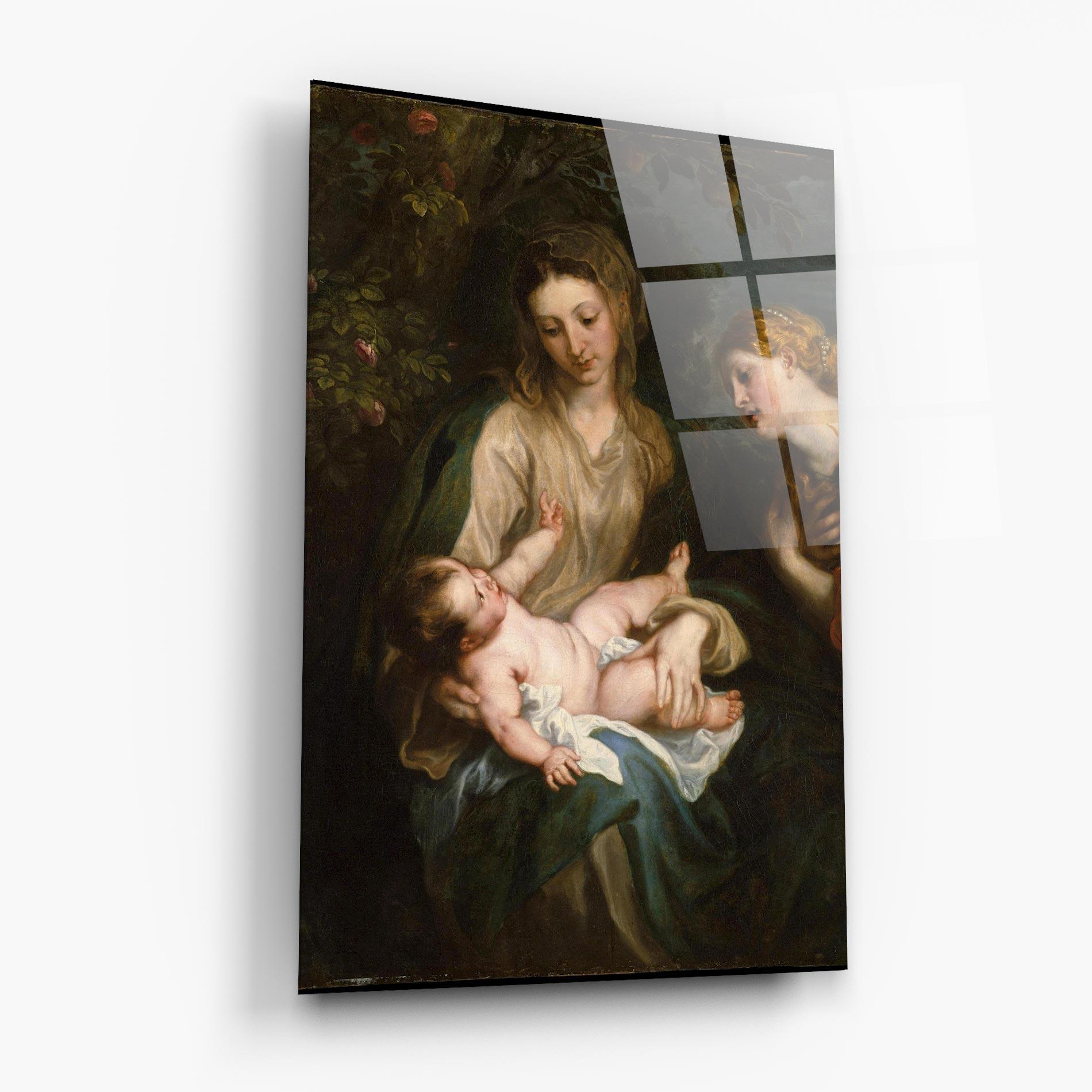 Üvegkép Looking At Baby mockup 6