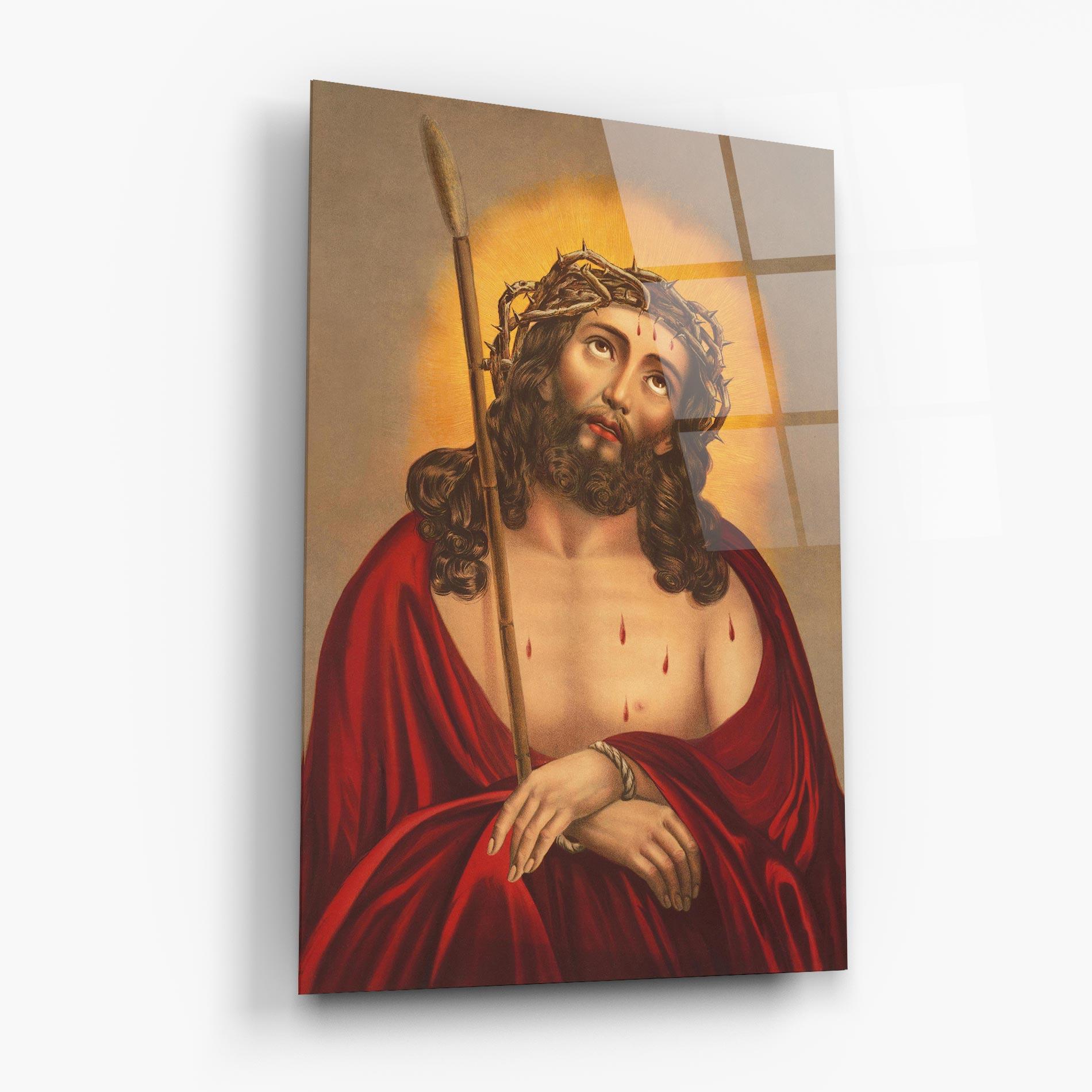 Üvegkép Red Dresses Jesus mockup 6