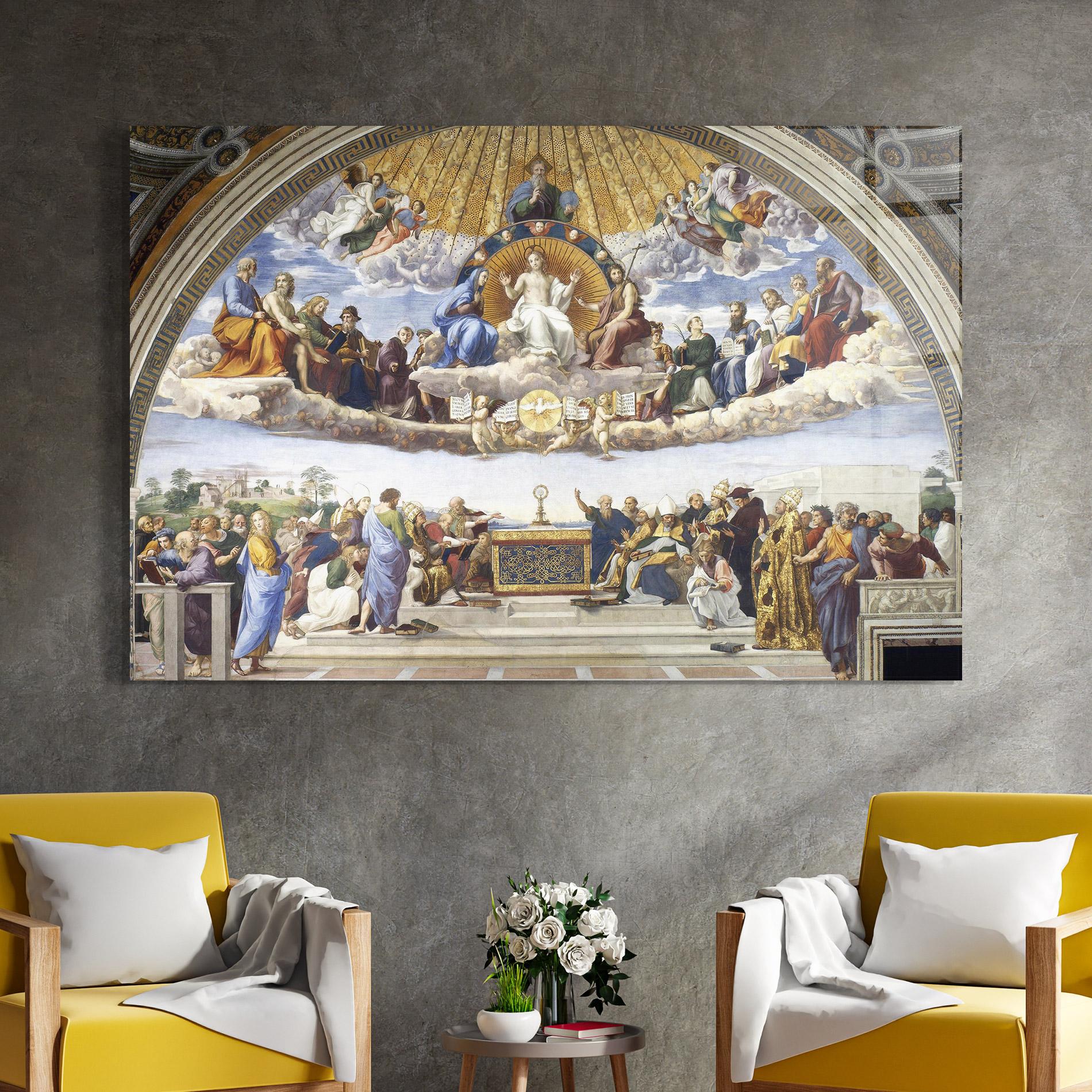 Üvegkép Holy Light mockup 4