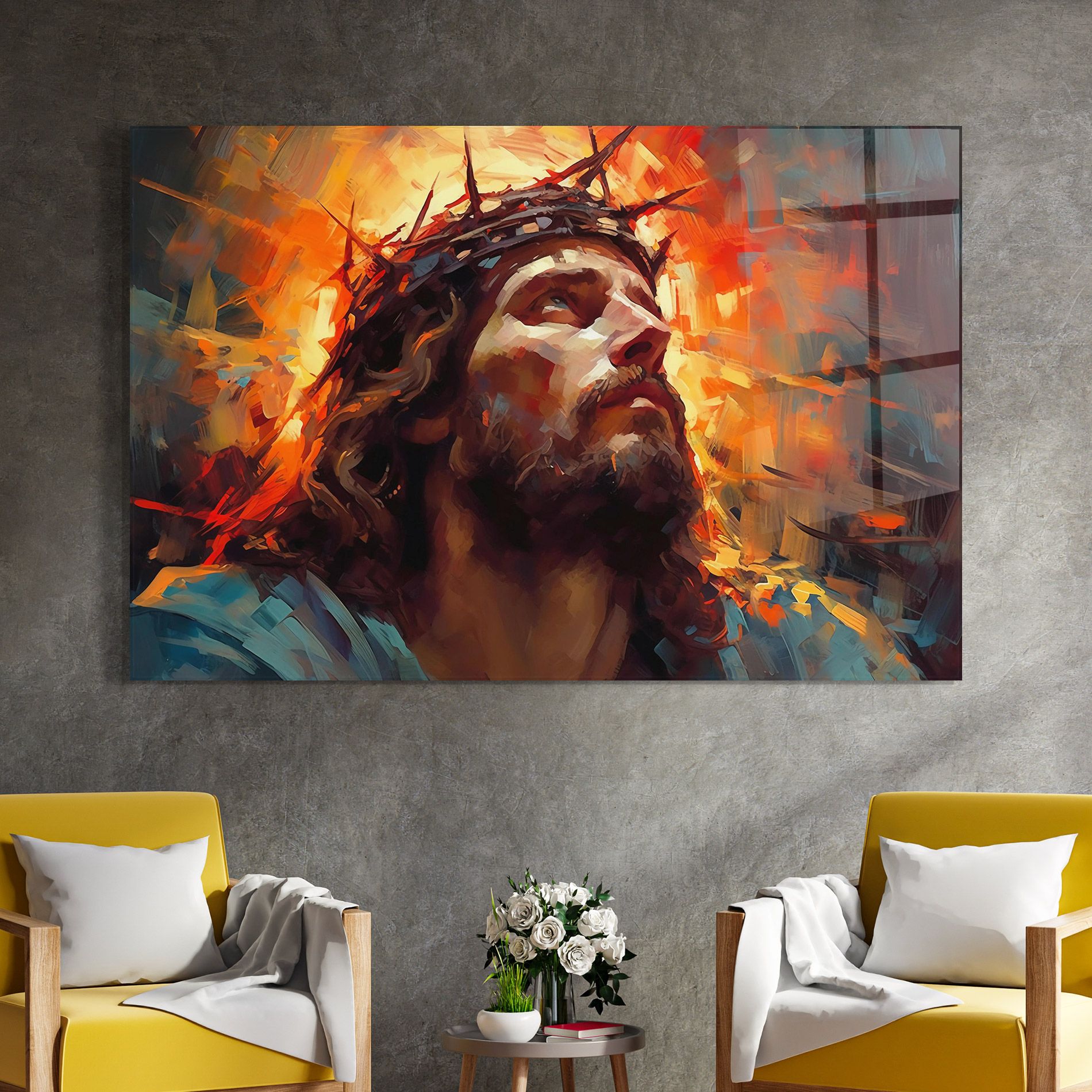 Jesus Crown Light mockup 4