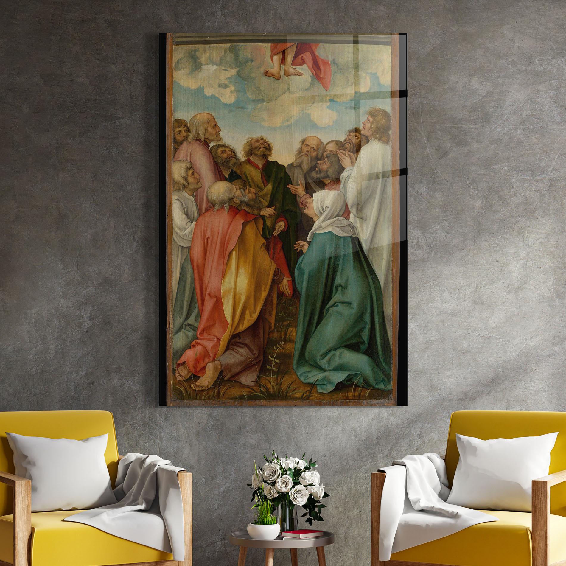 Üvegkép Falling From Sky mockup 4