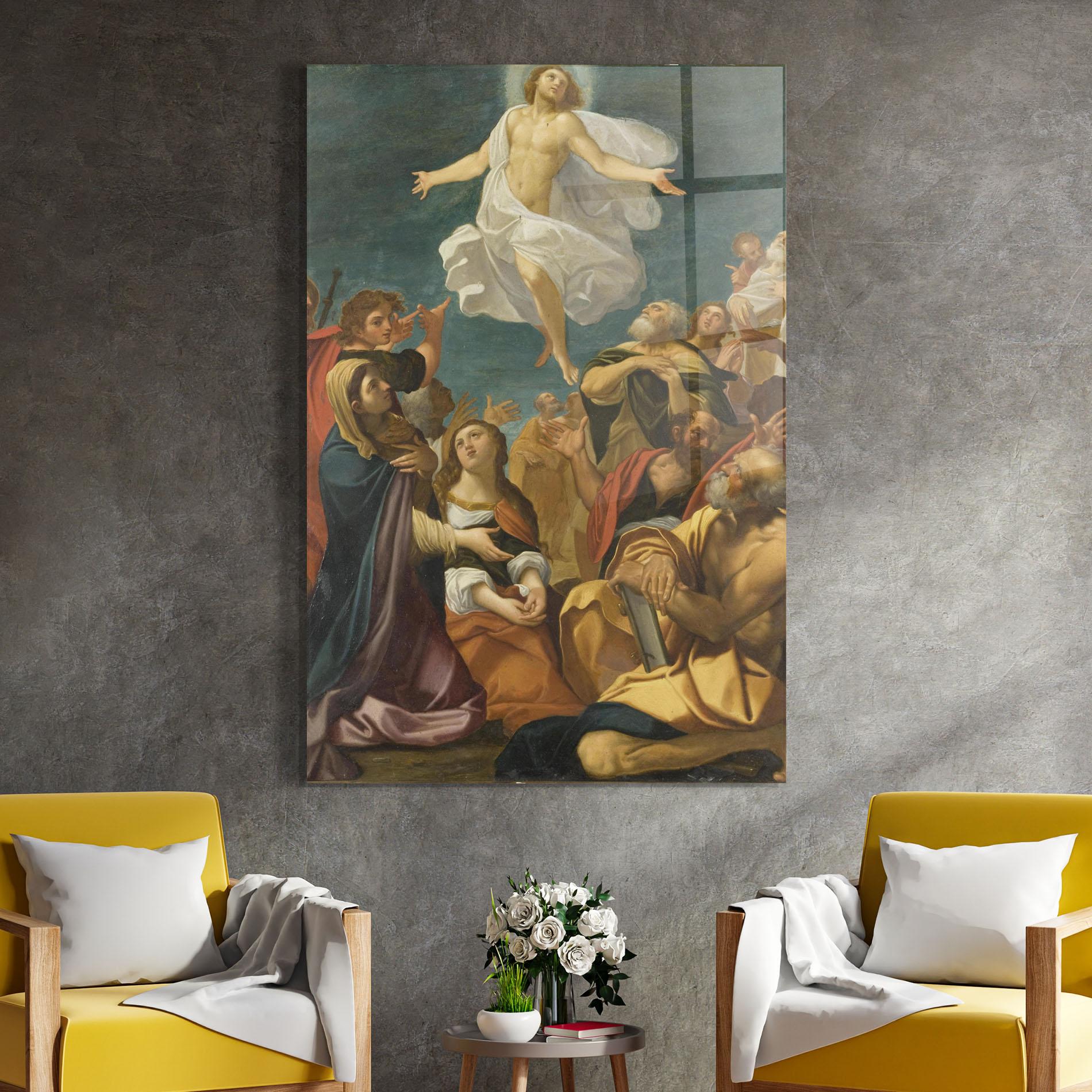 Üvegkép Flying Divine Art mockup 4