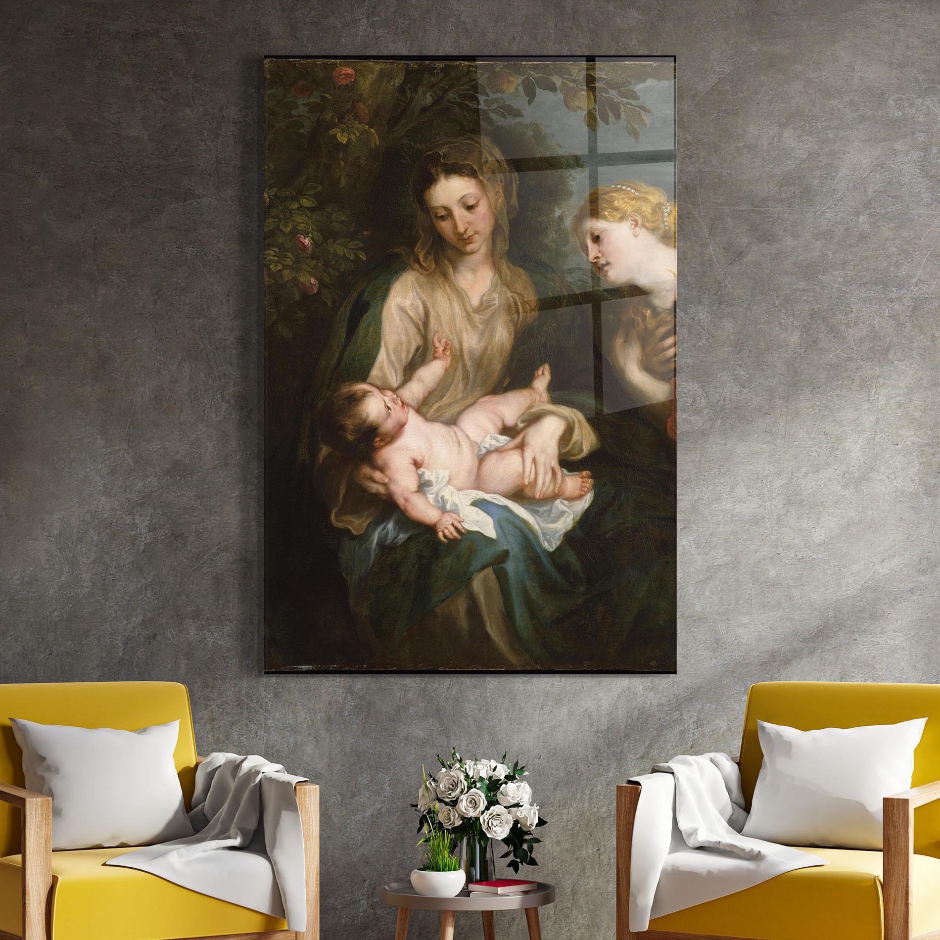 Üvegkép Looking At Baby mockup 4