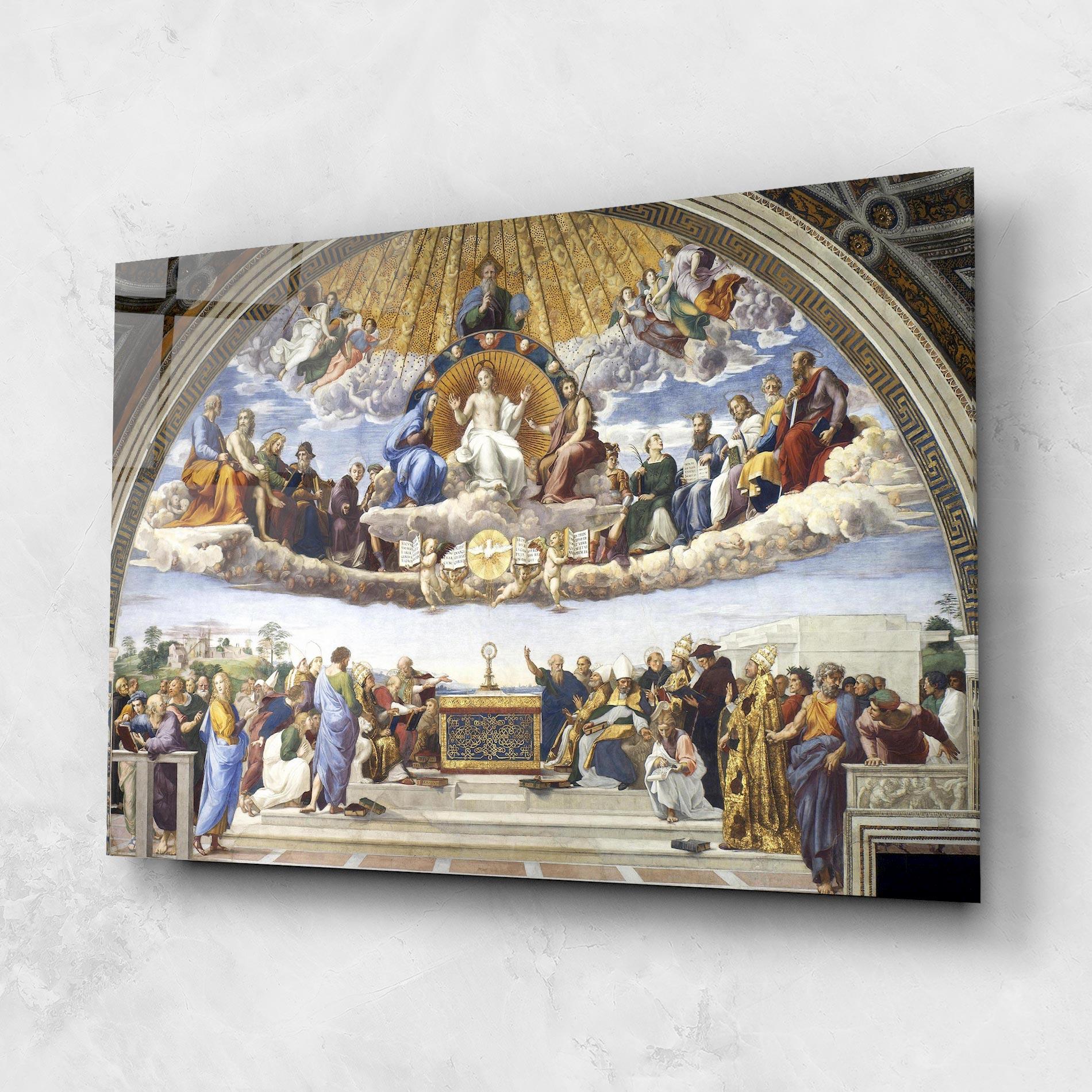 Üvegkép Holy Light mockup 1