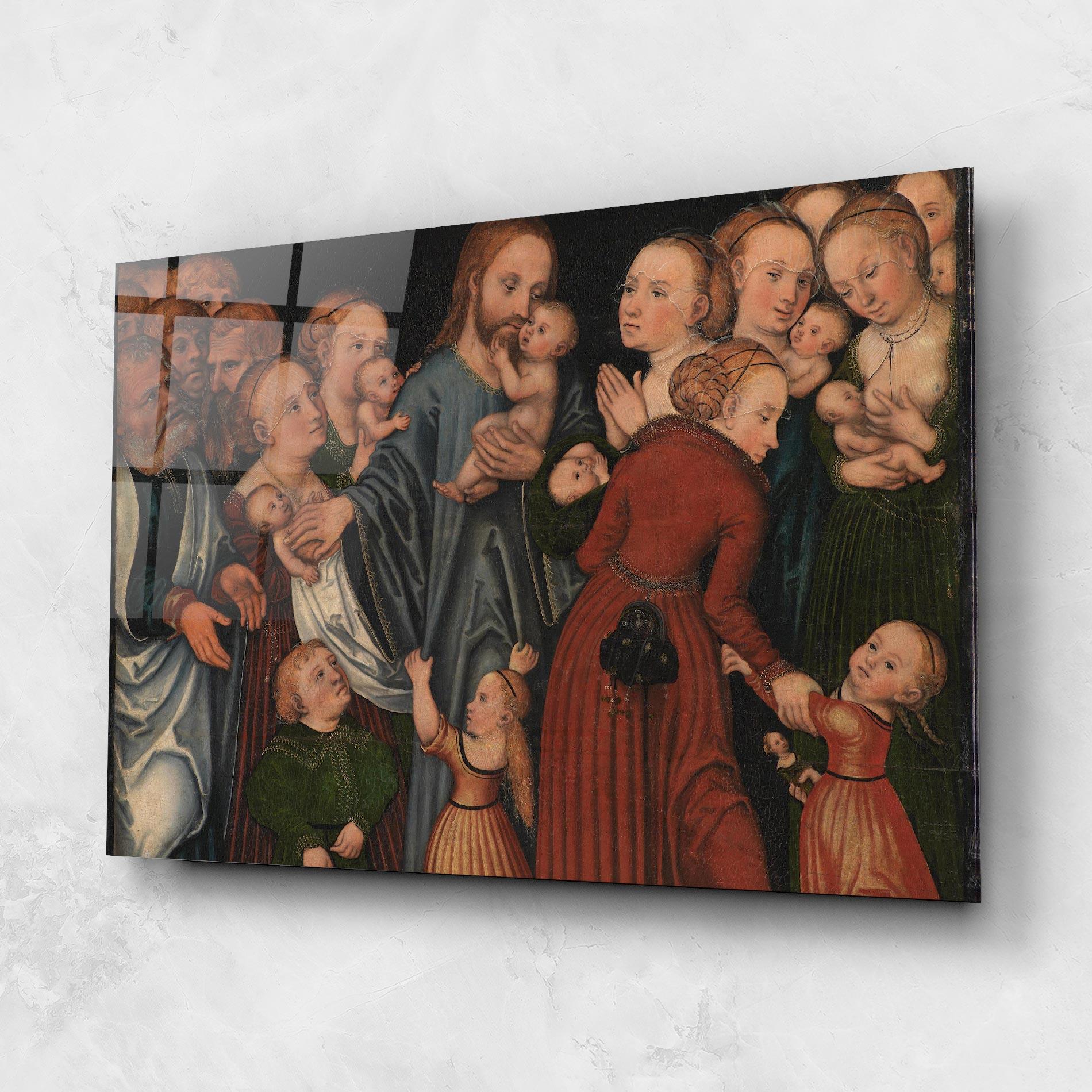 Üvegkép Jesus Old Art mockup 1