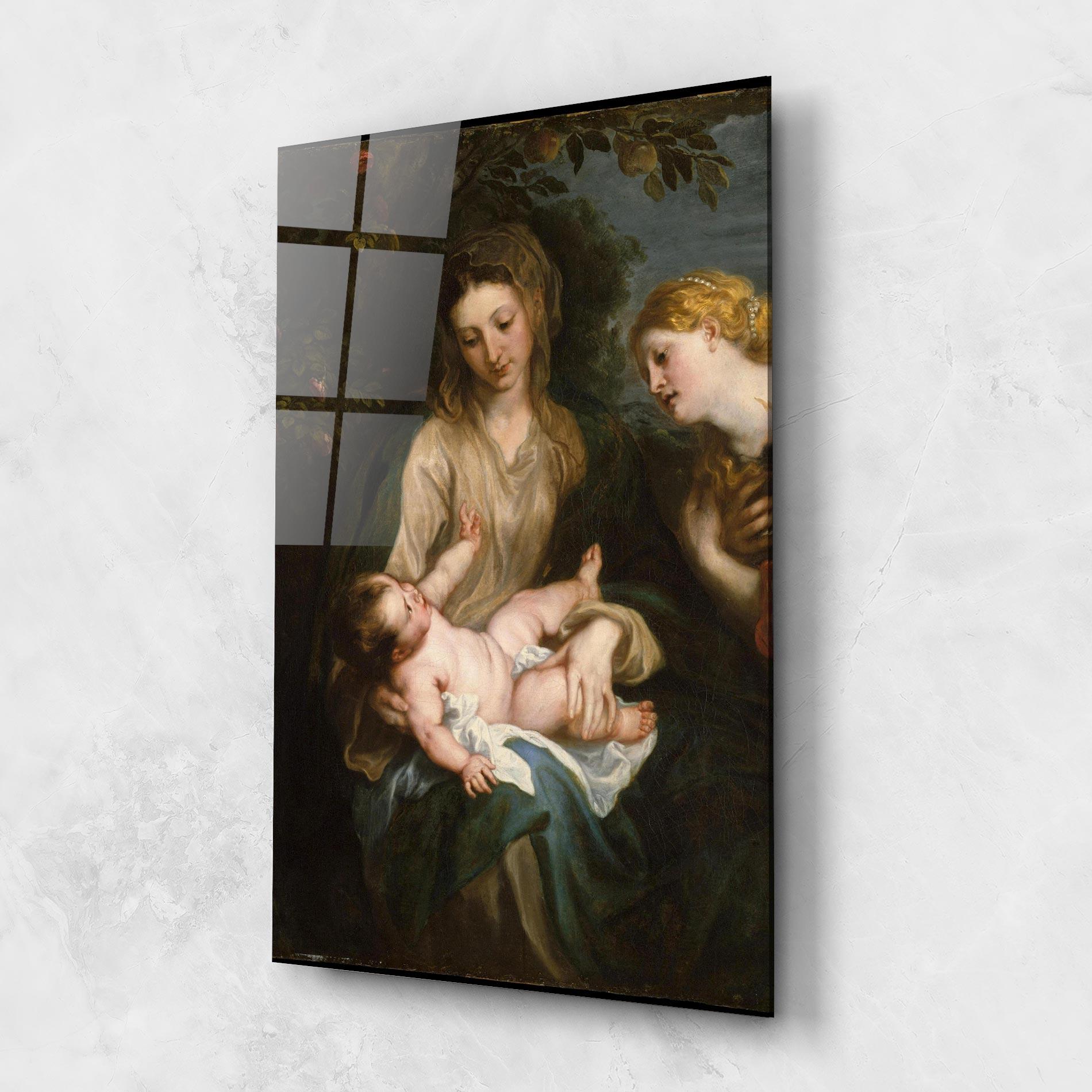 Üvegkép Looking At Baby mockup 1