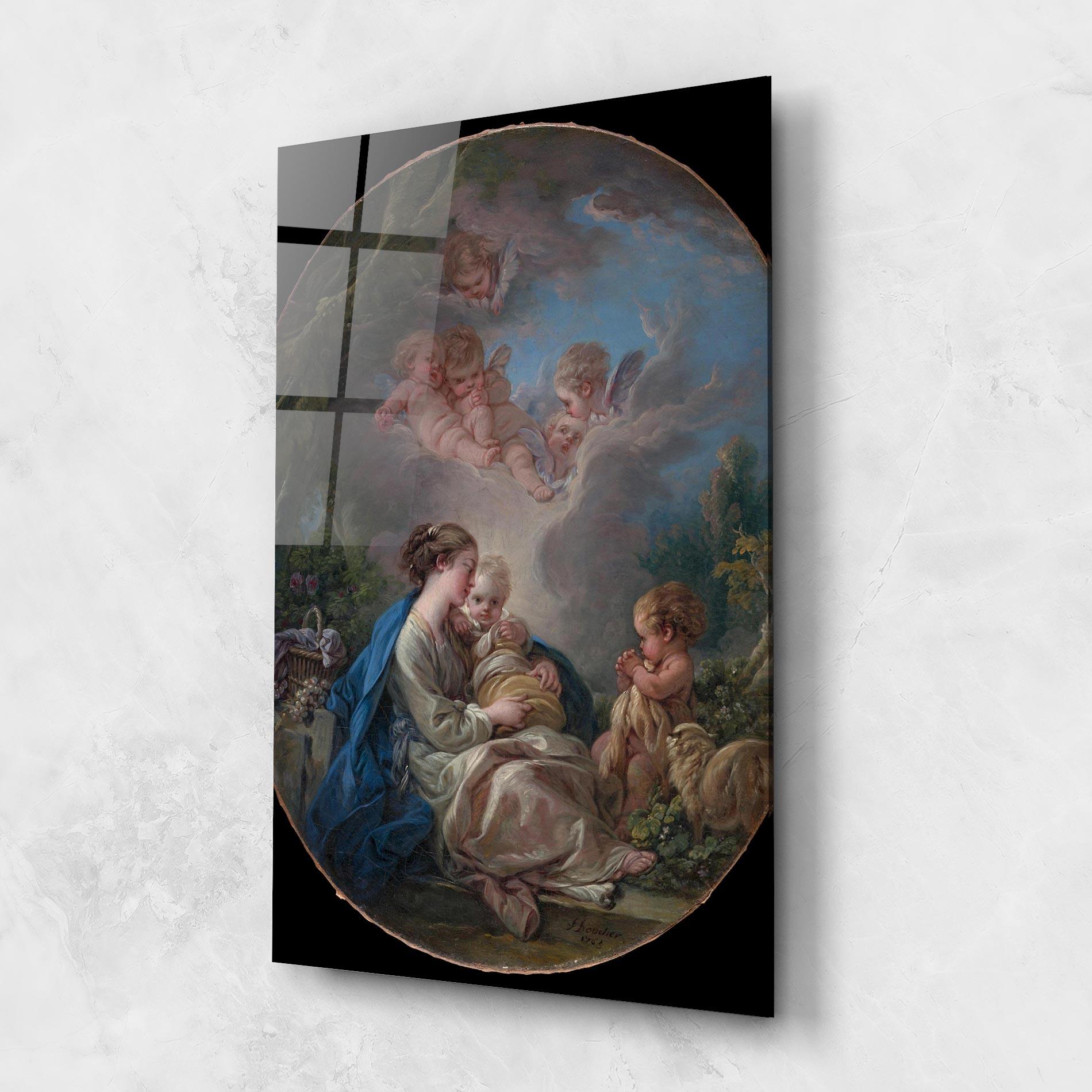 Üvegkép Religious Circle mockup 1