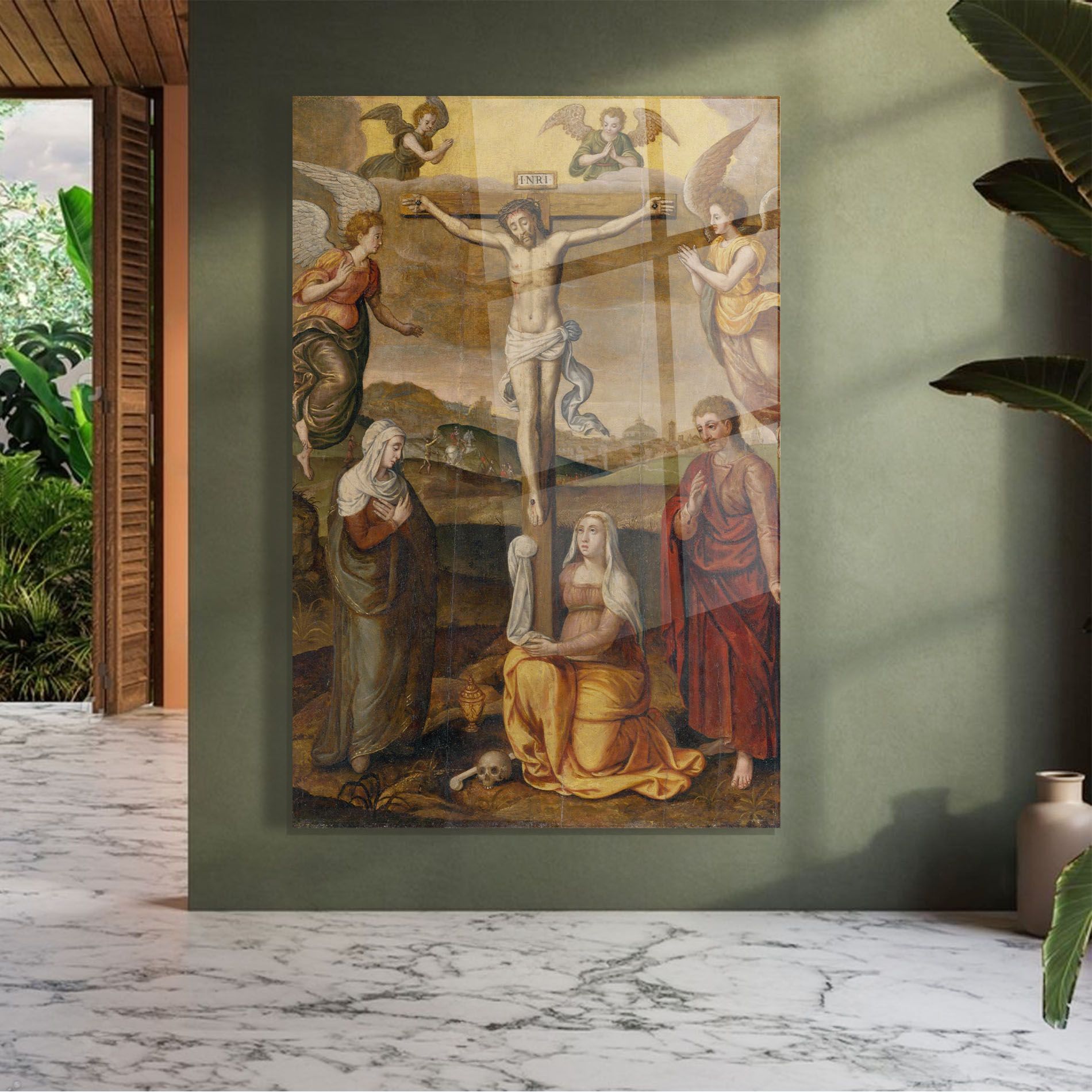 Holding Cross Jesus mockup 7