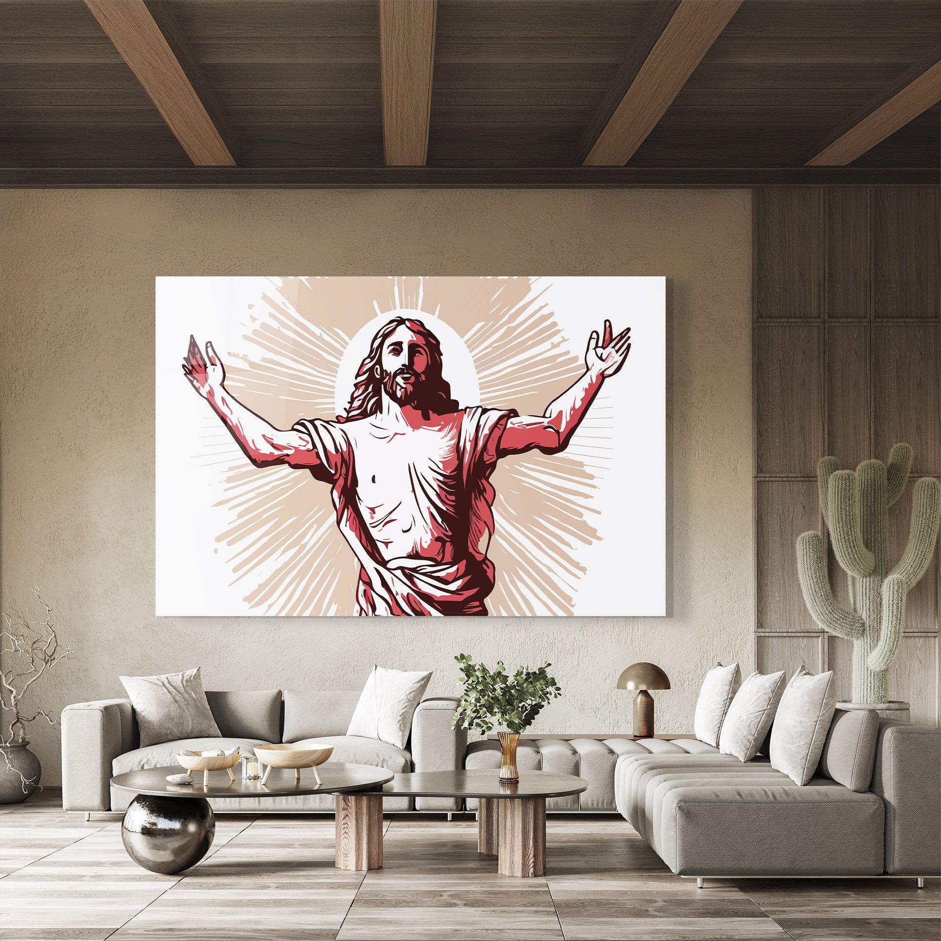 Artistic Jesus mockup 8